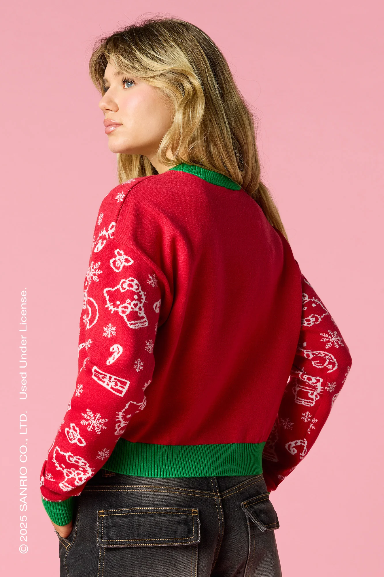 Hello Kitty® Snow Globe Christmas Sweater - Image 2