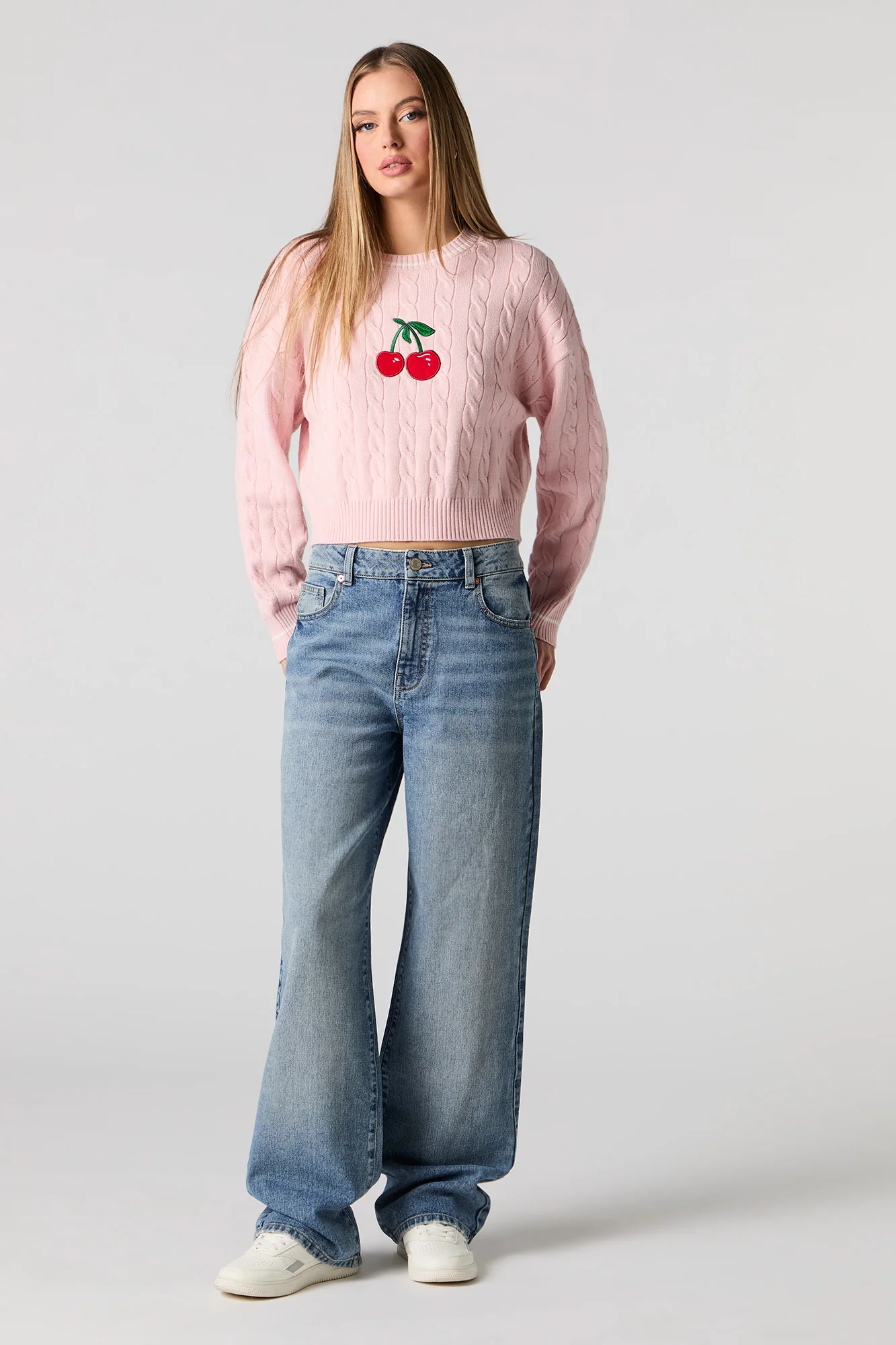 High Rise Wide Leg Medium Jean