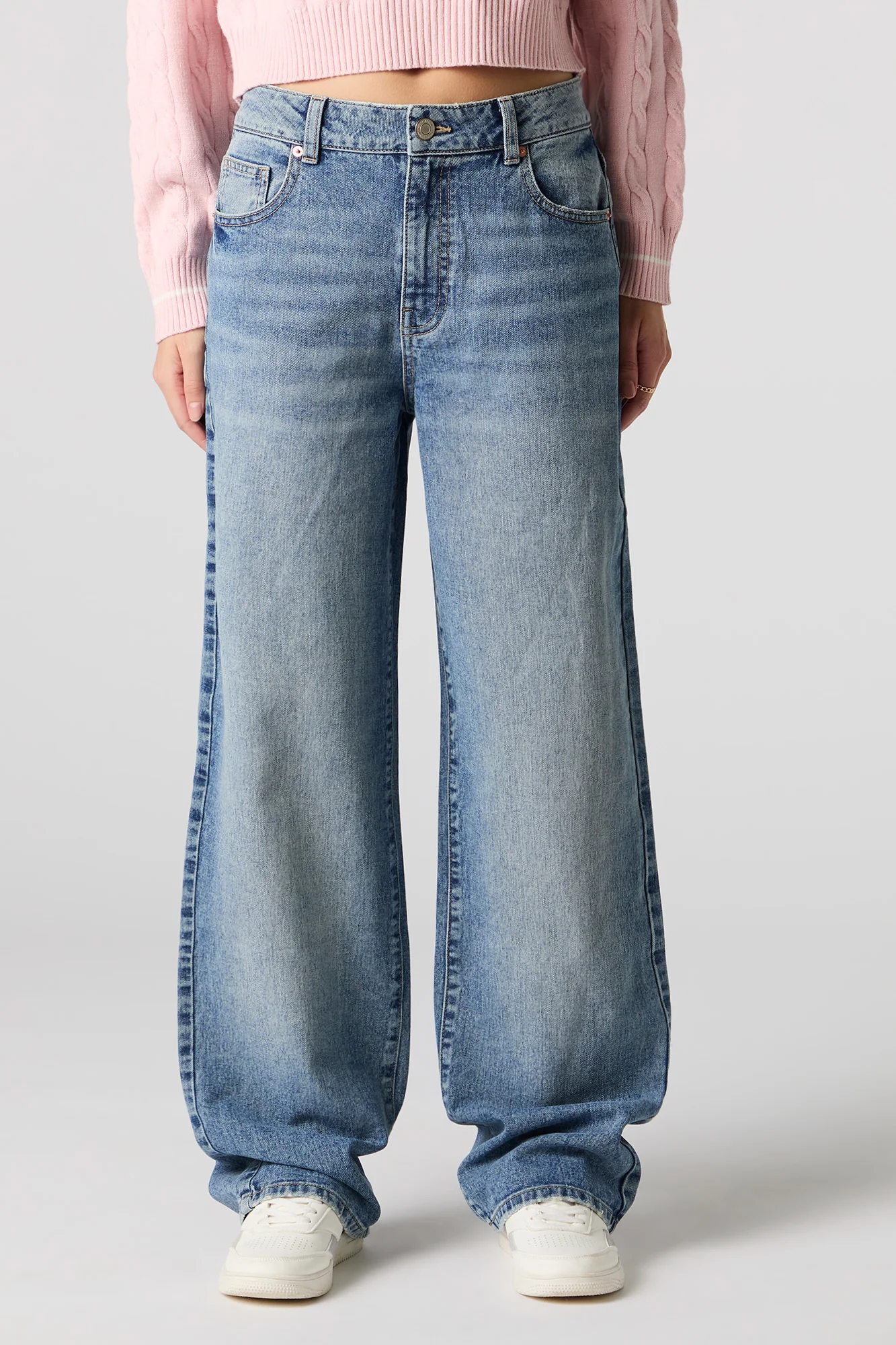 High Rise Wide Leg Medium Jean - Image 2