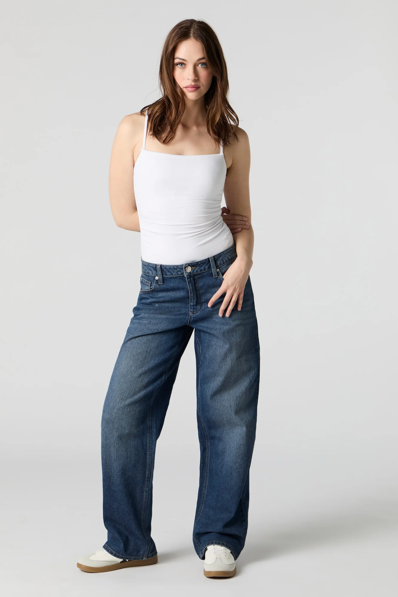 Low Rise Baggy Vintage Dark Jean