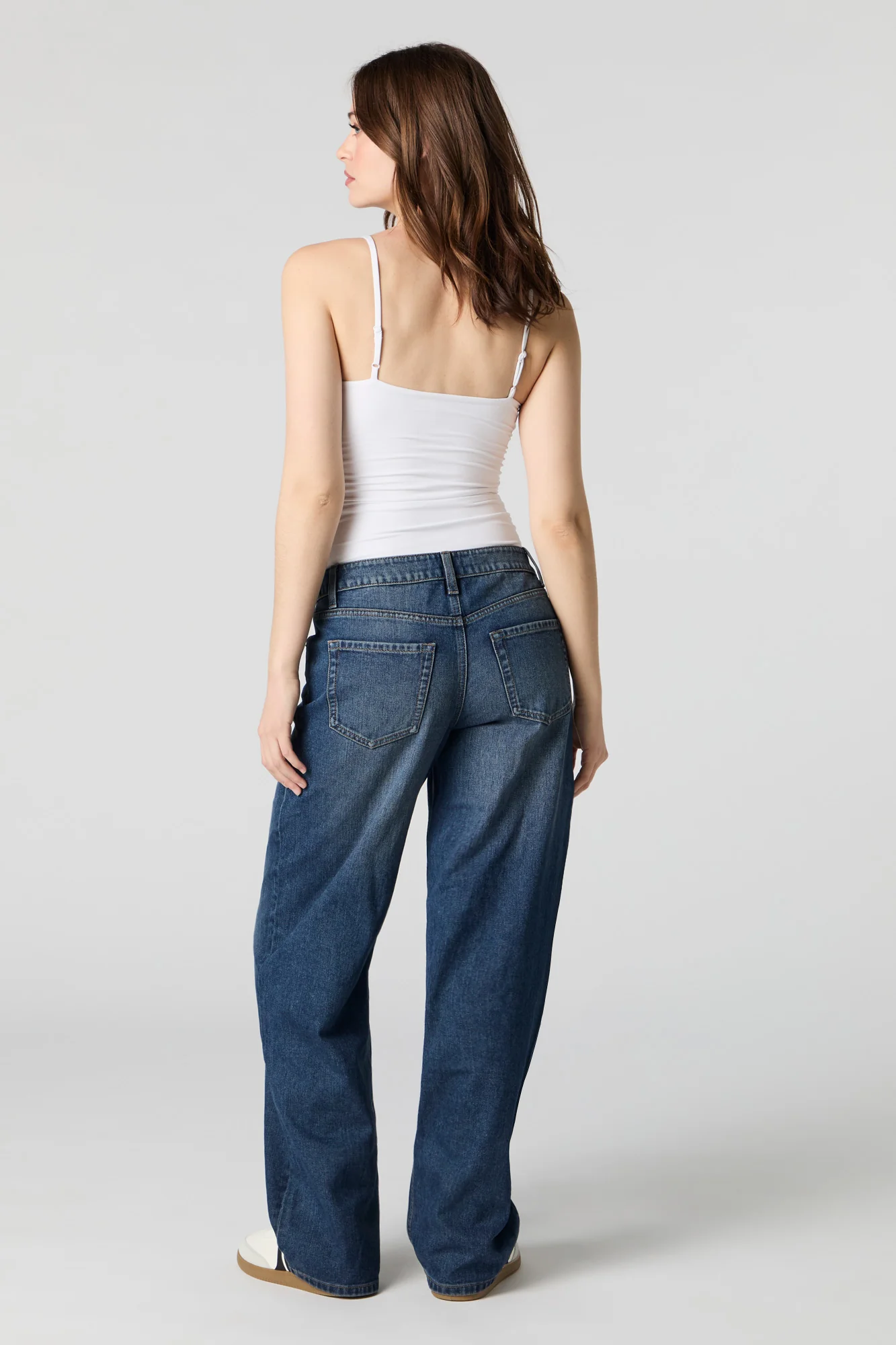 Low Rise Baggy Vintage Dark Jean - Image 3
