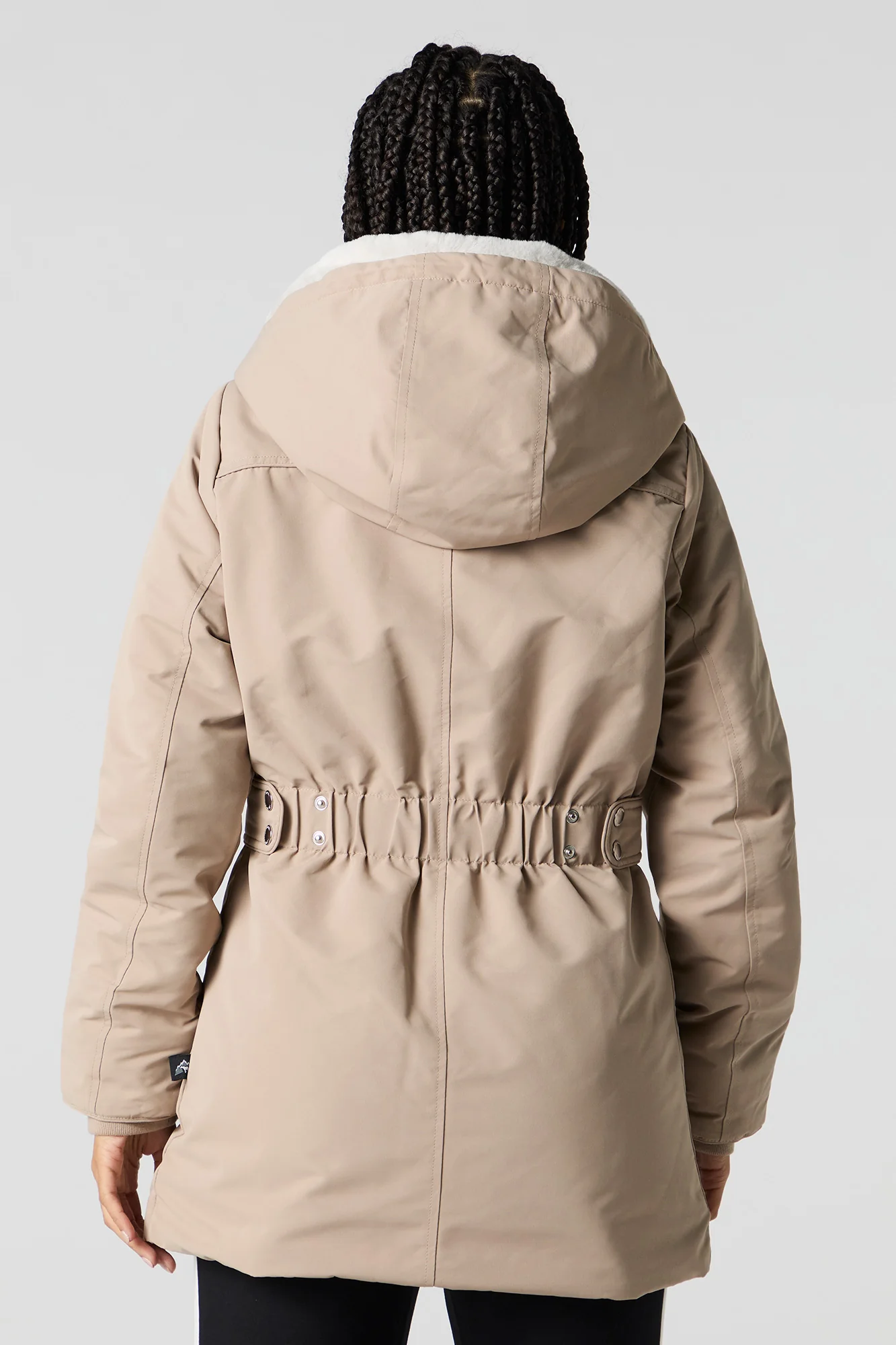 Faux Fur Lined Hooded Parka - Image 2