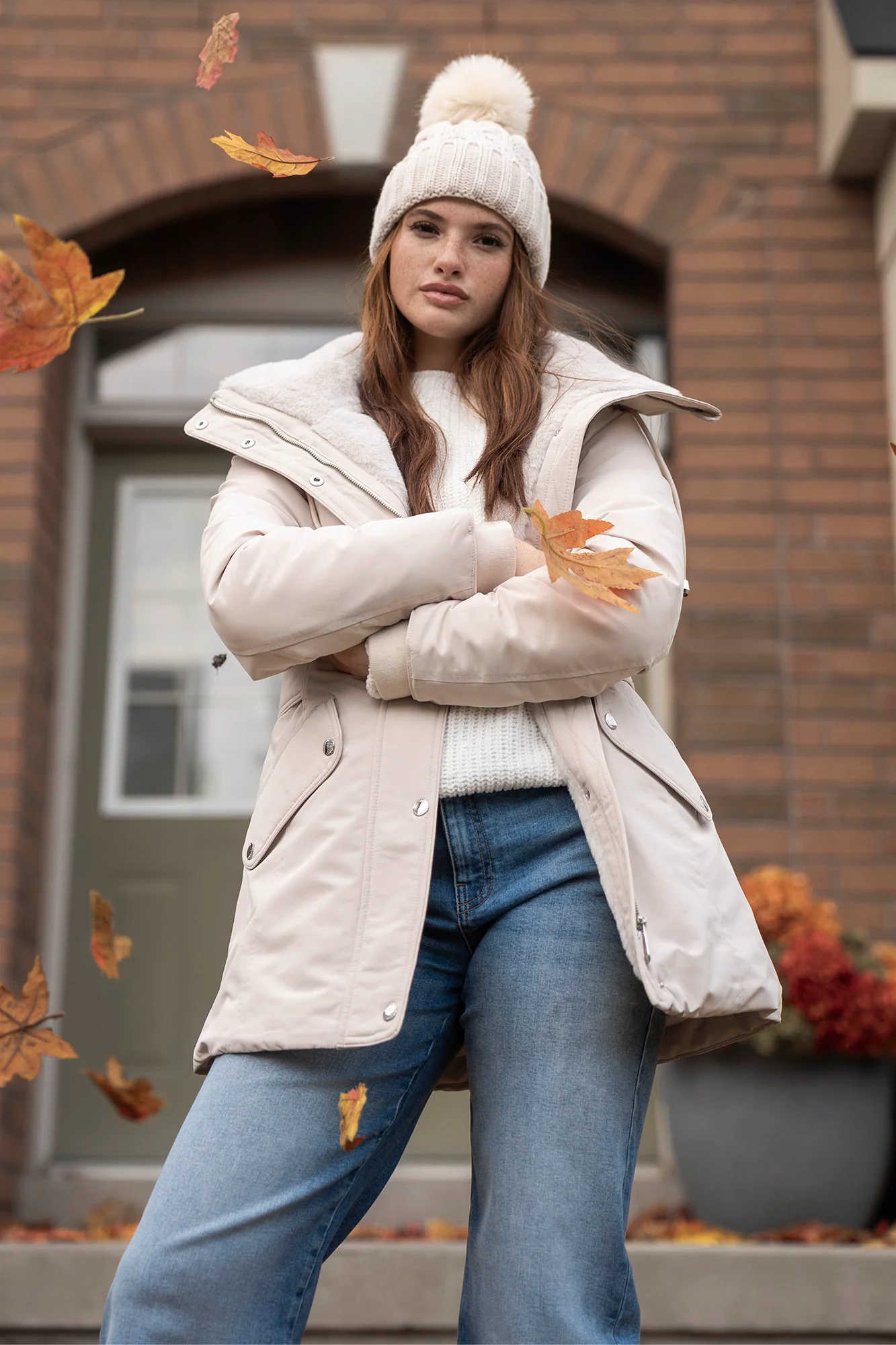 Faux Fur Lined Hooded Parka - Image 5