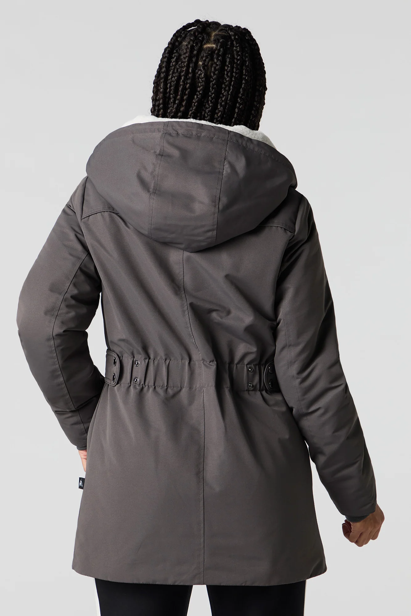 Parka à capuchon doublée de similifourrure - Image 18
