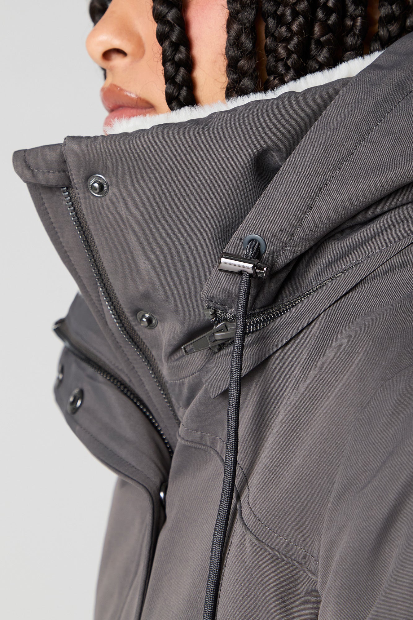 Parka à capuchon doublée de similifourrure - Image 20