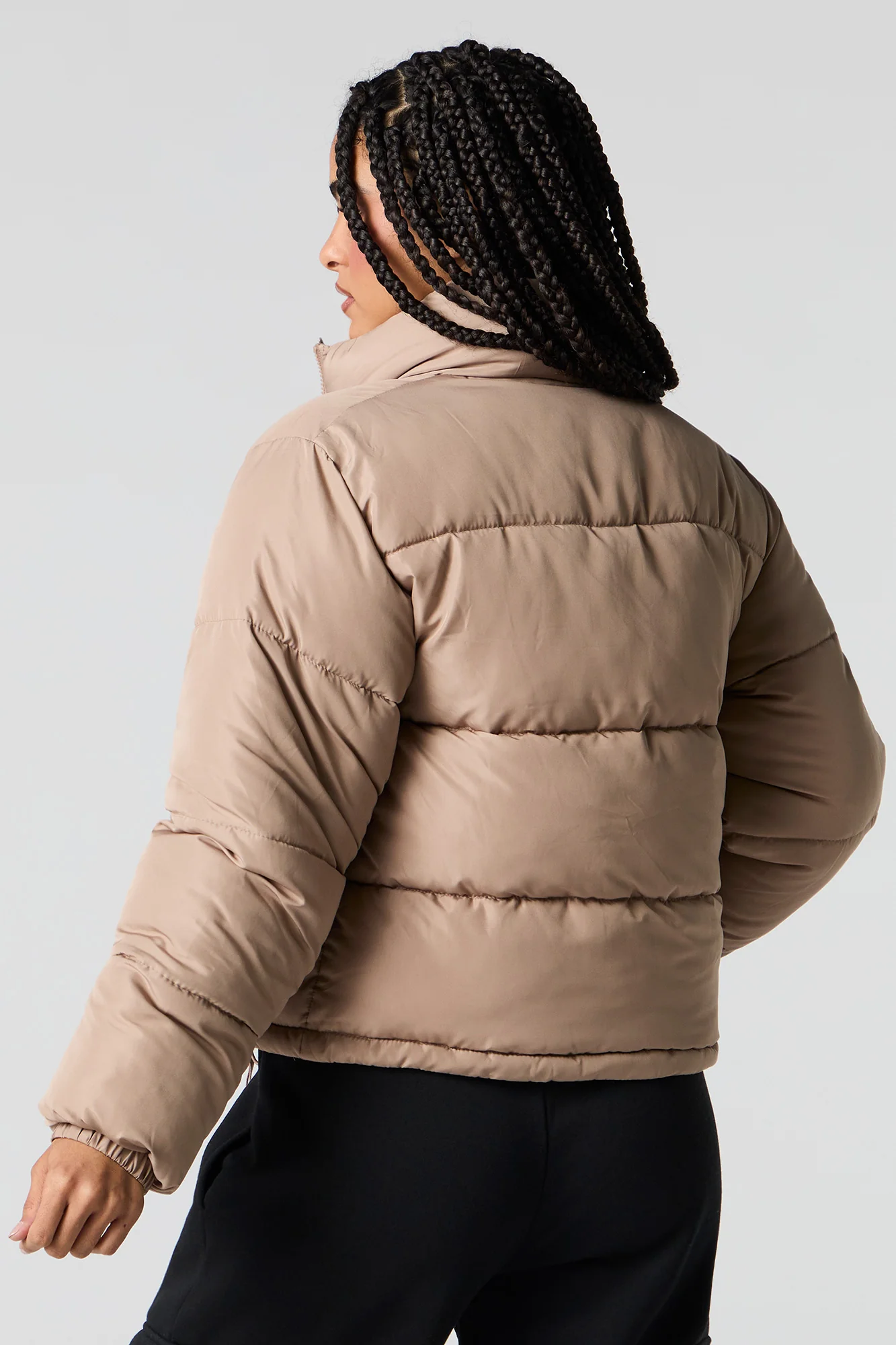 High Neck Puffer Jacket - Image 12