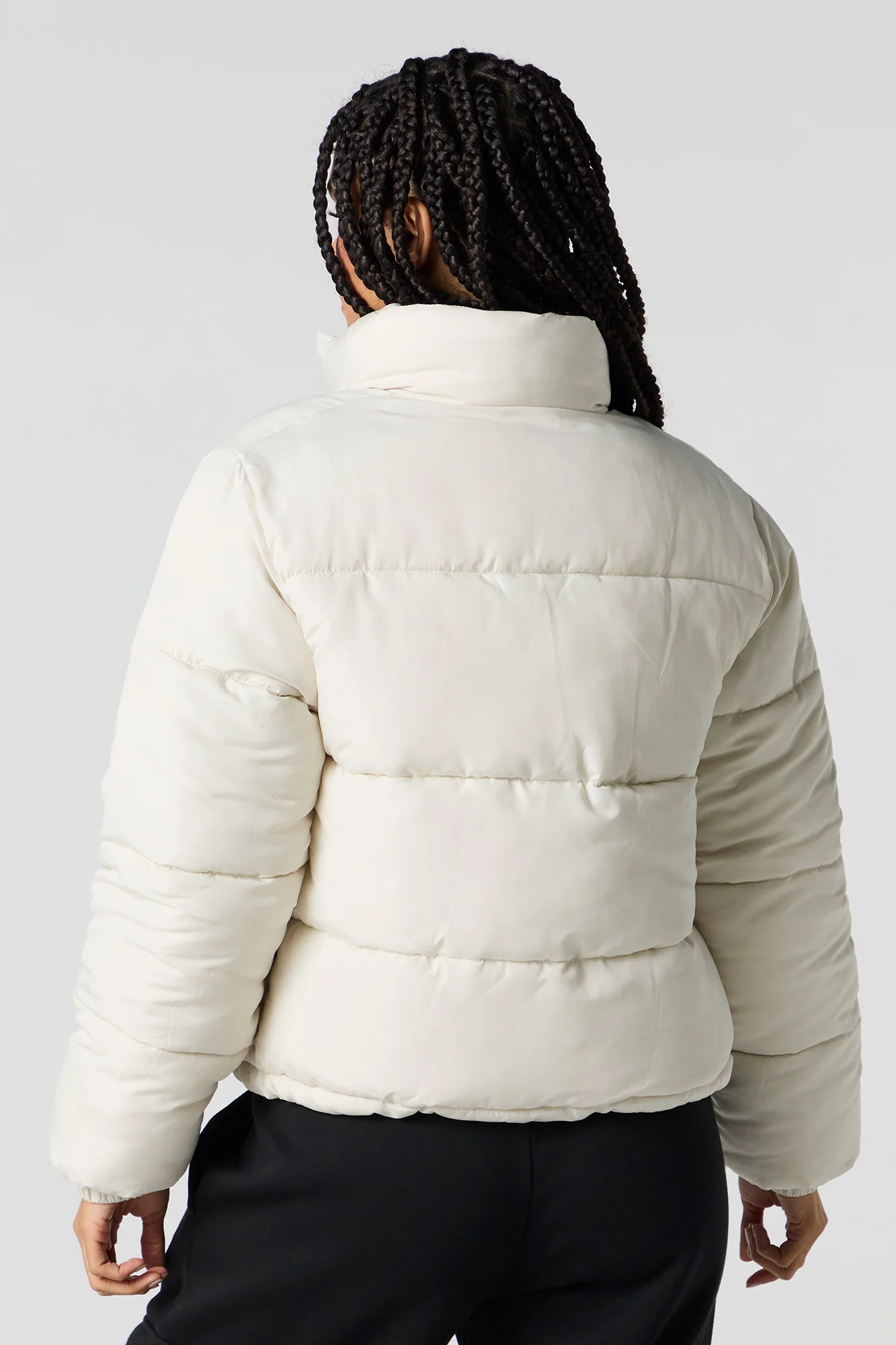 High Neck Puffer Jacket - Image 15