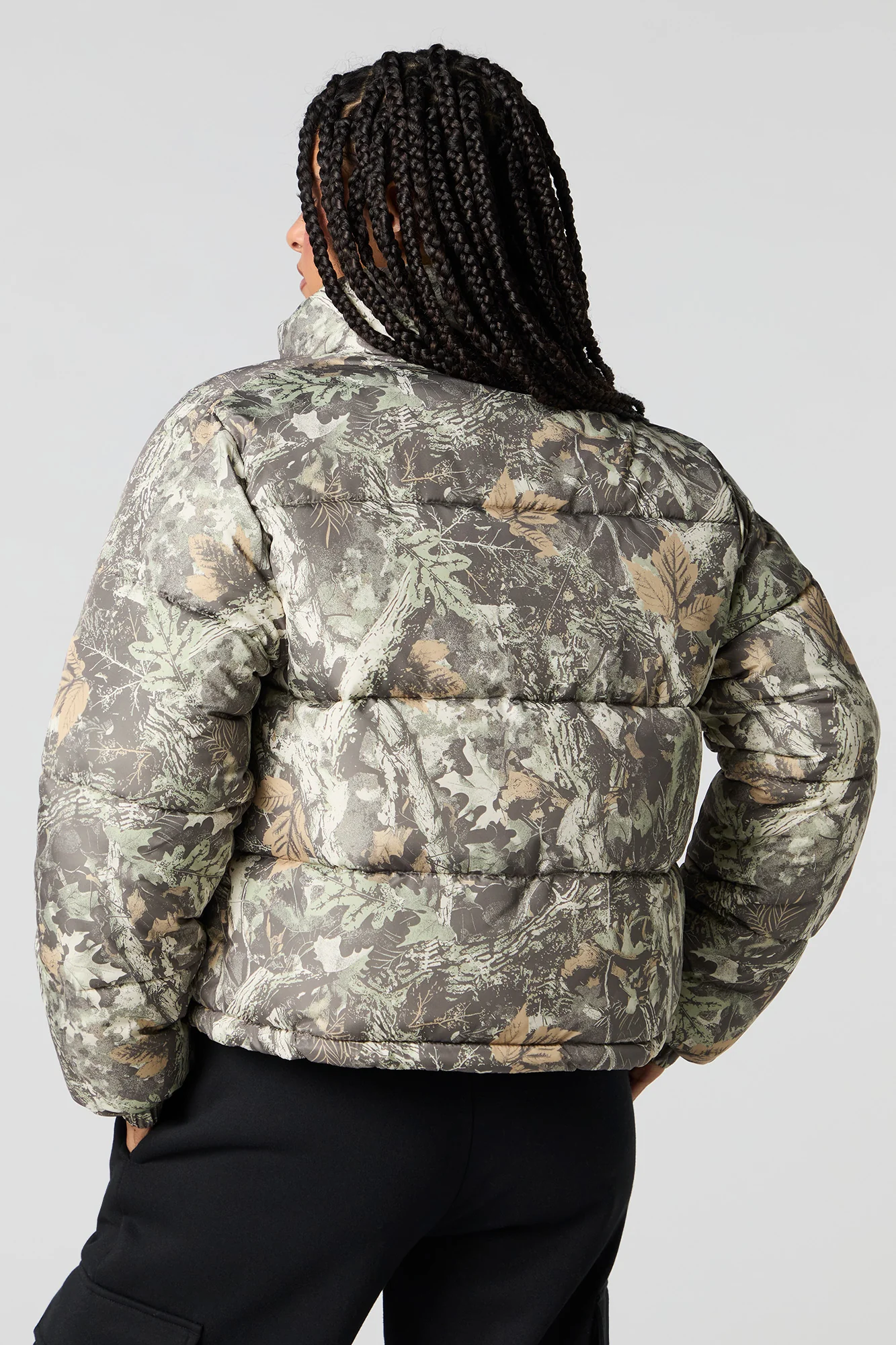 High Neck Puffer Jacket - Image 2