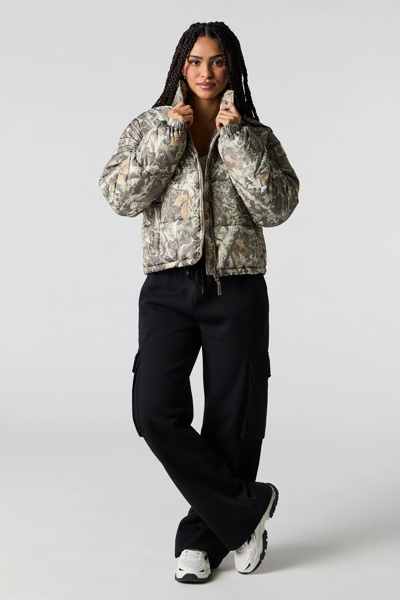 High Neck Puffer Jacket - Image 3
