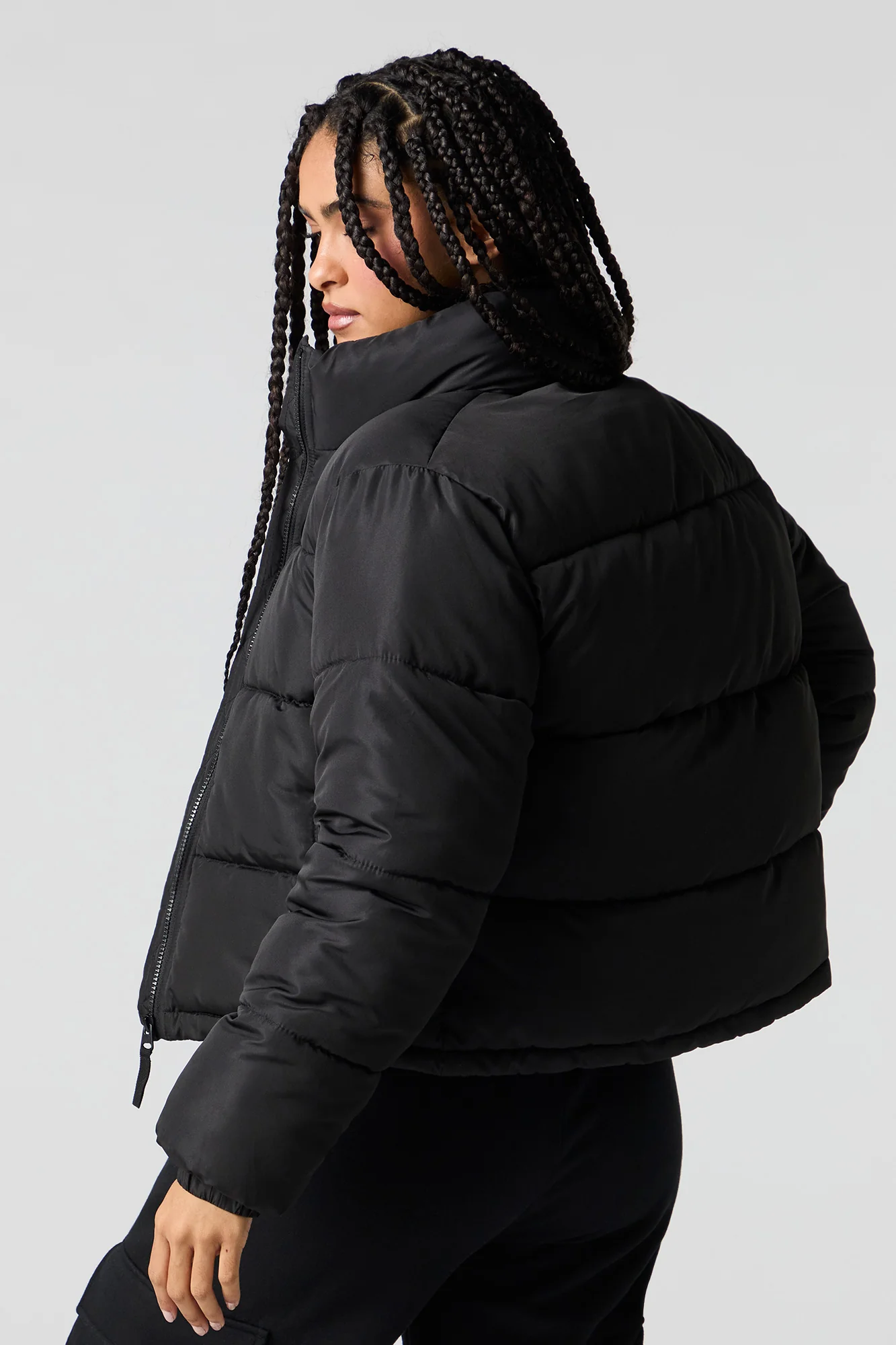 High Neck Puffer Jacket - Image 6