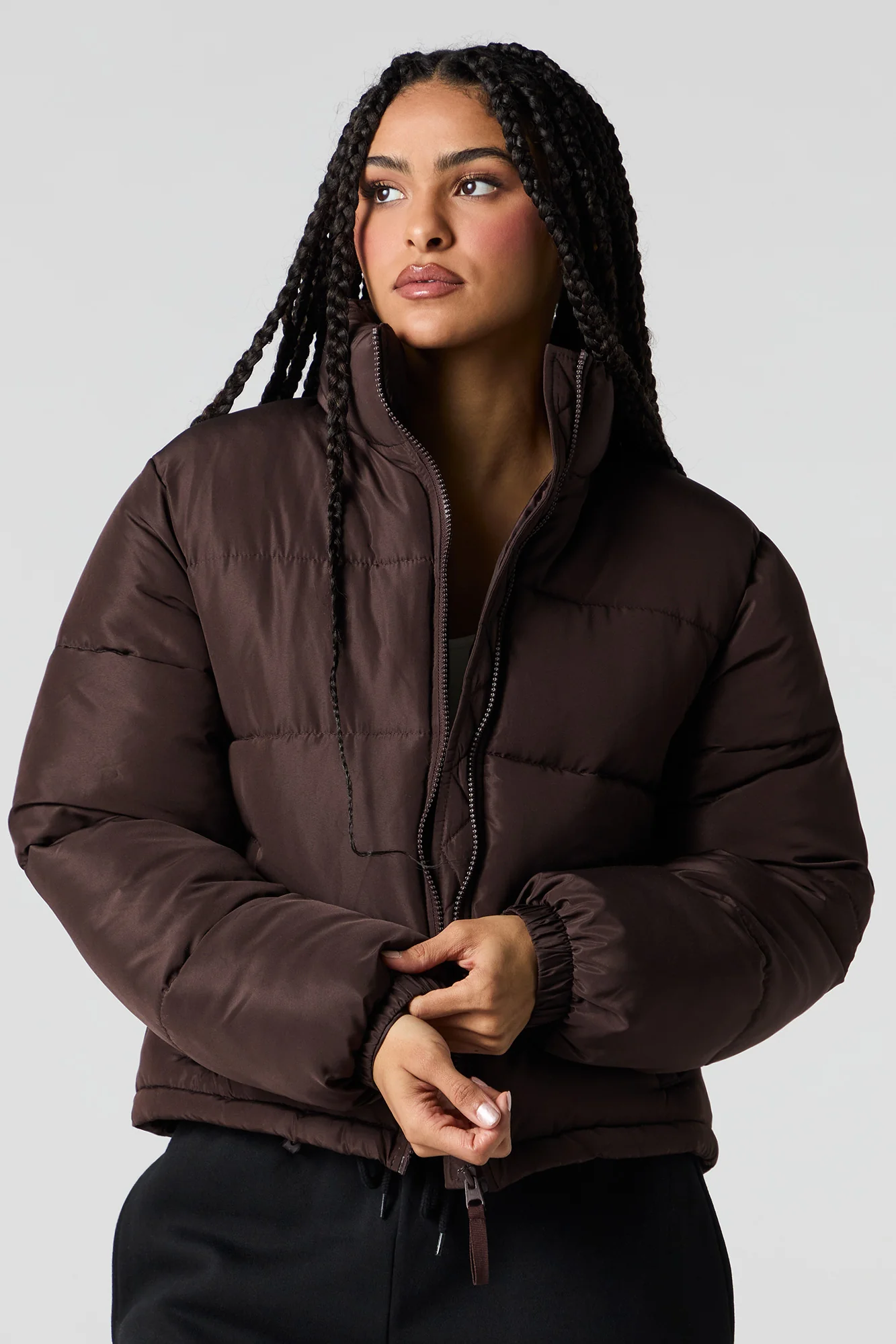 High Neck Puffer Jacket - Image 8