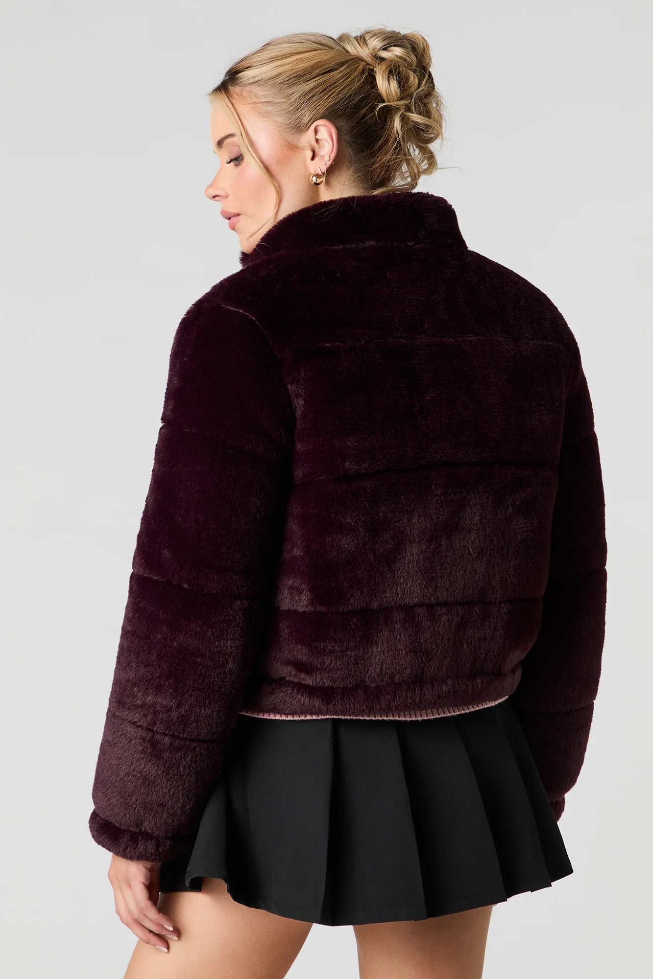 Blouson matelassé en similifourrure - Image 12