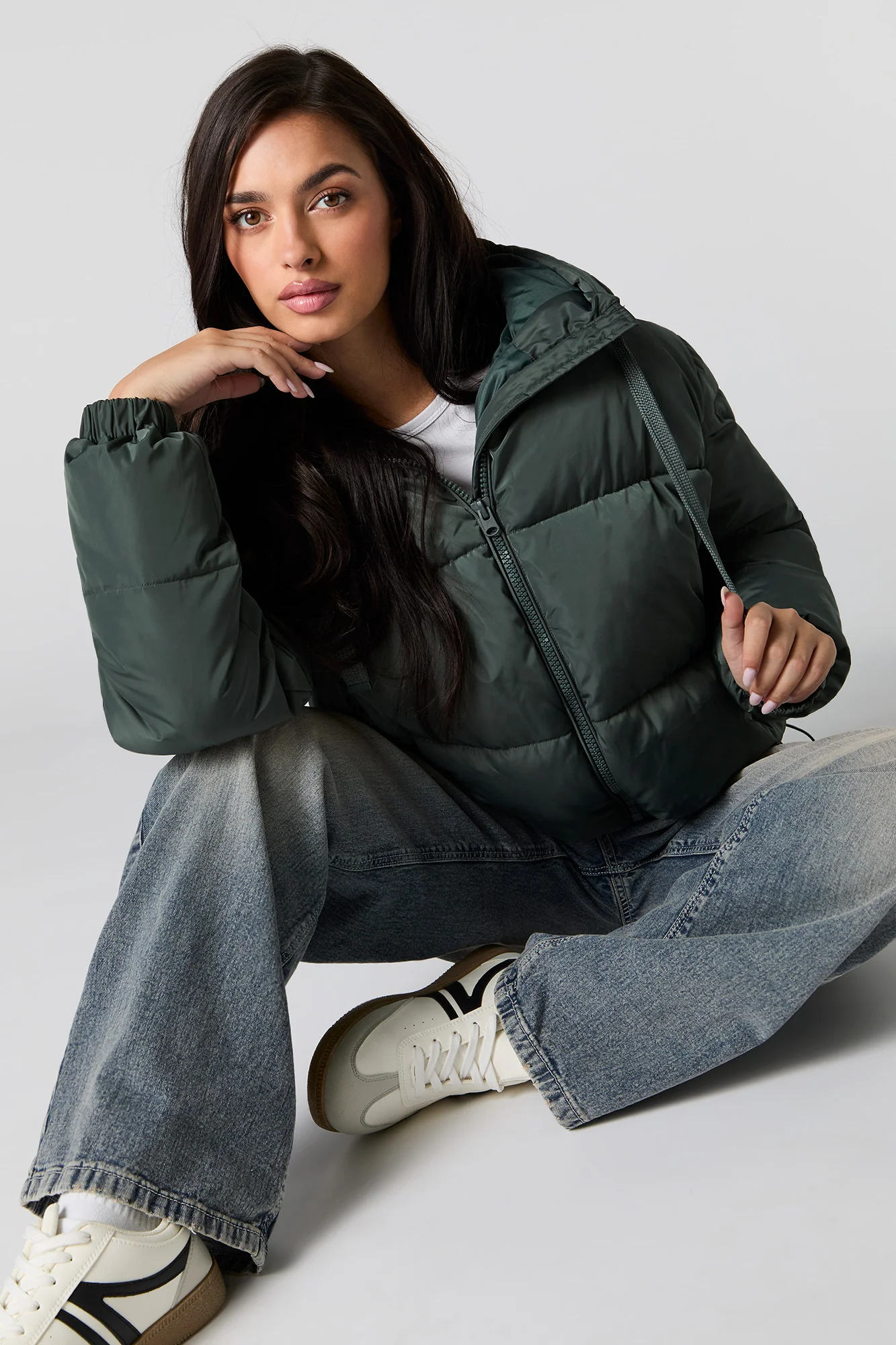 Blouson matelassé coupe garçonne - Image 7