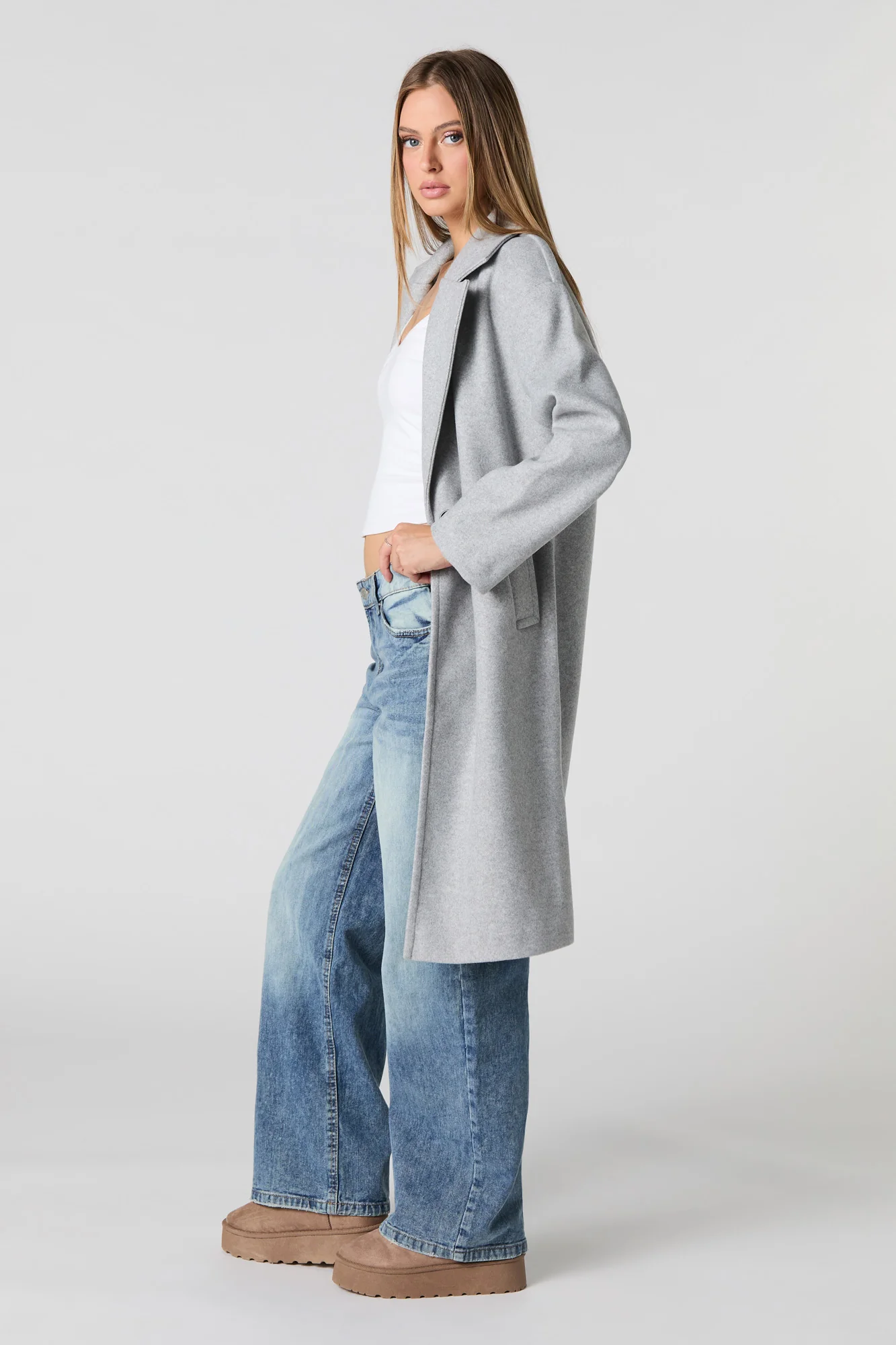 Manteau longueur midi à un bouton - Image 14