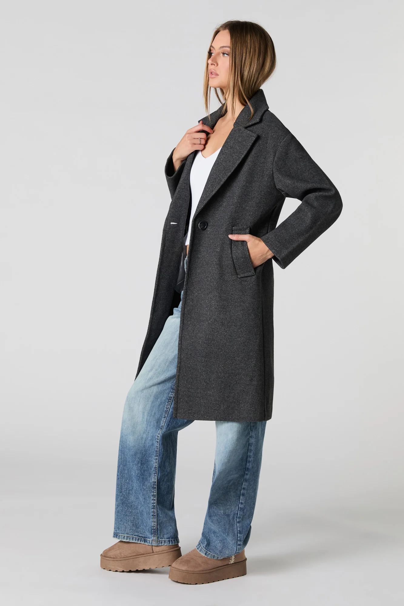 Manteau longueur midi à un bouton - Image 2