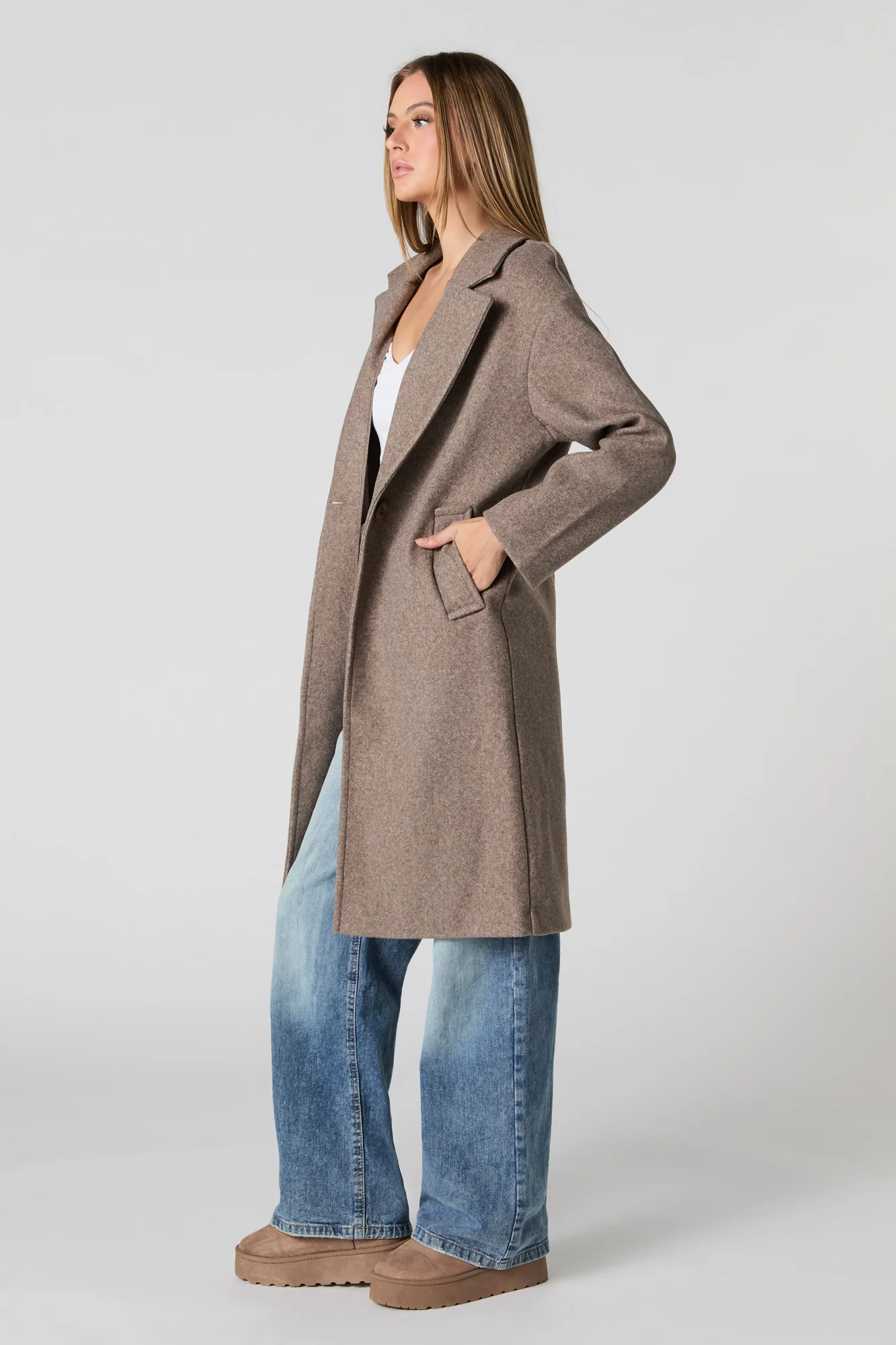 Manteau longueur midi à un bouton - Image 5