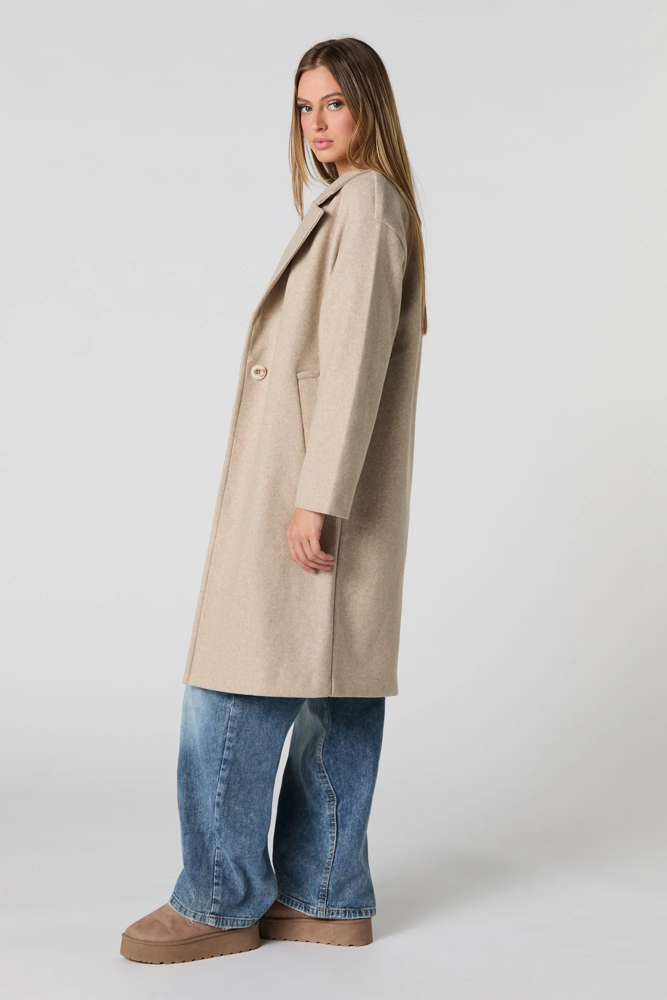 Manteau longueur midi à un bouton - Image 8