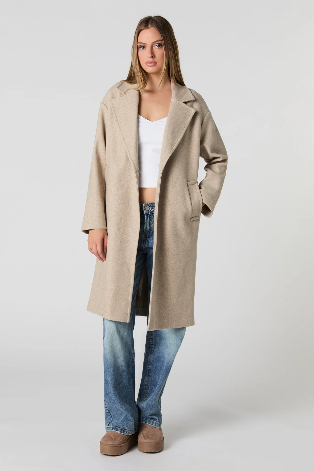 One Button Midi Coat - Image 7