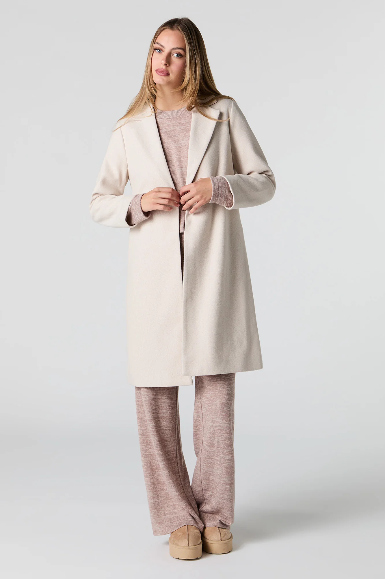 One Button Long Line Coat - Image 10