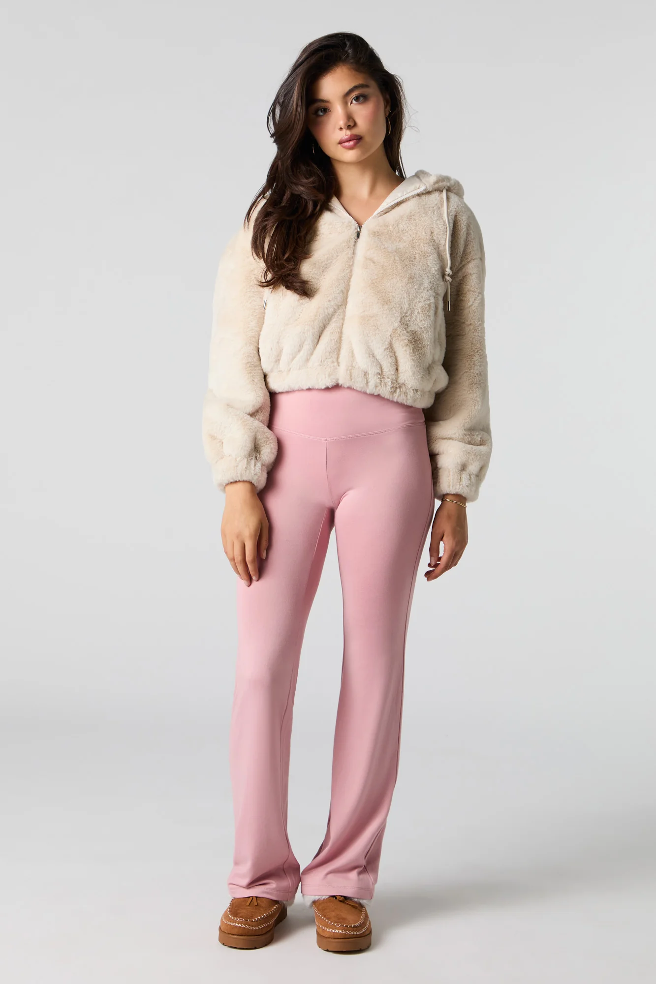 Faux Fur Bomber Jacket - Image 12