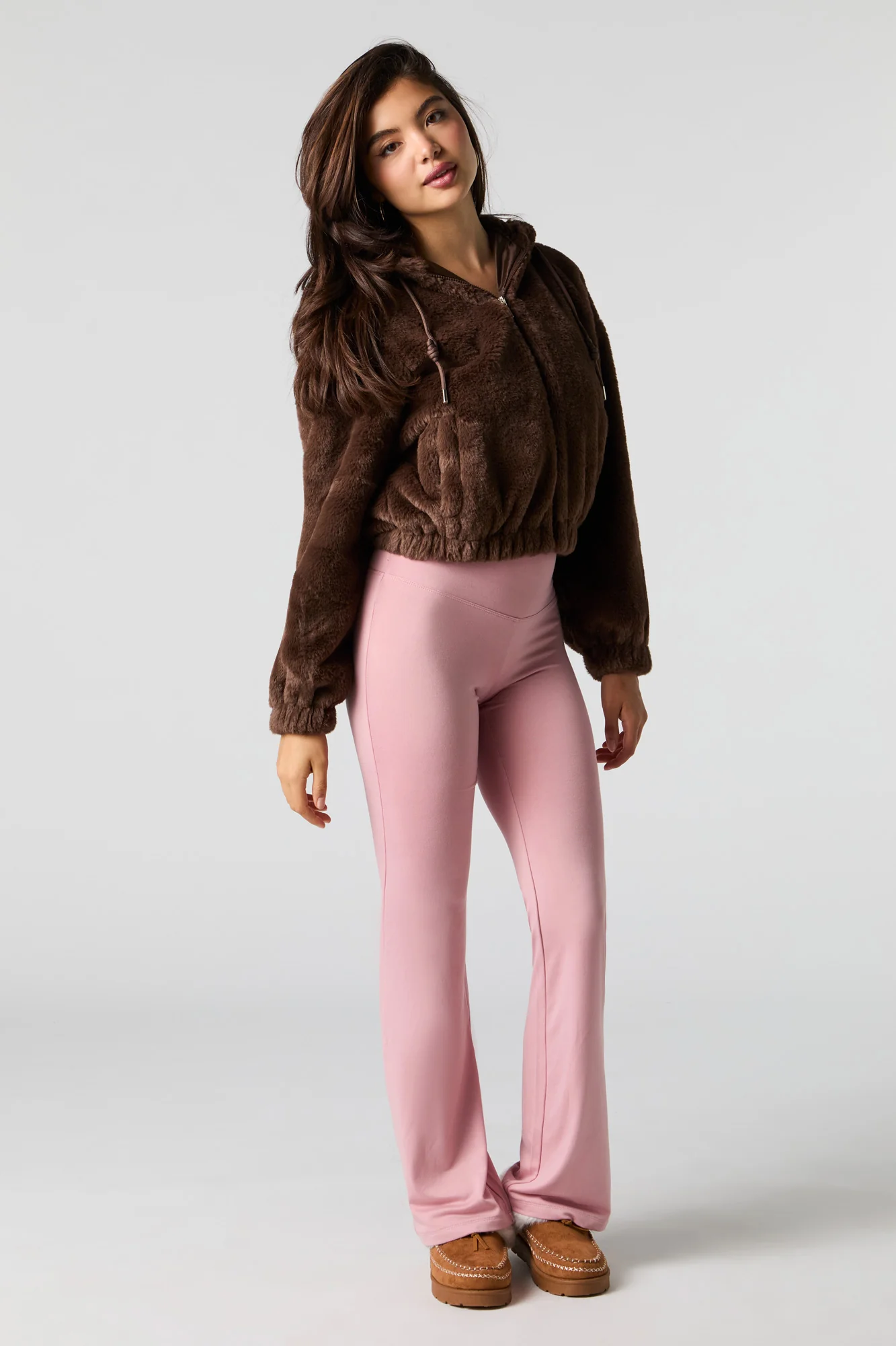 Faux Fur Bomber Jacket - Image 6
