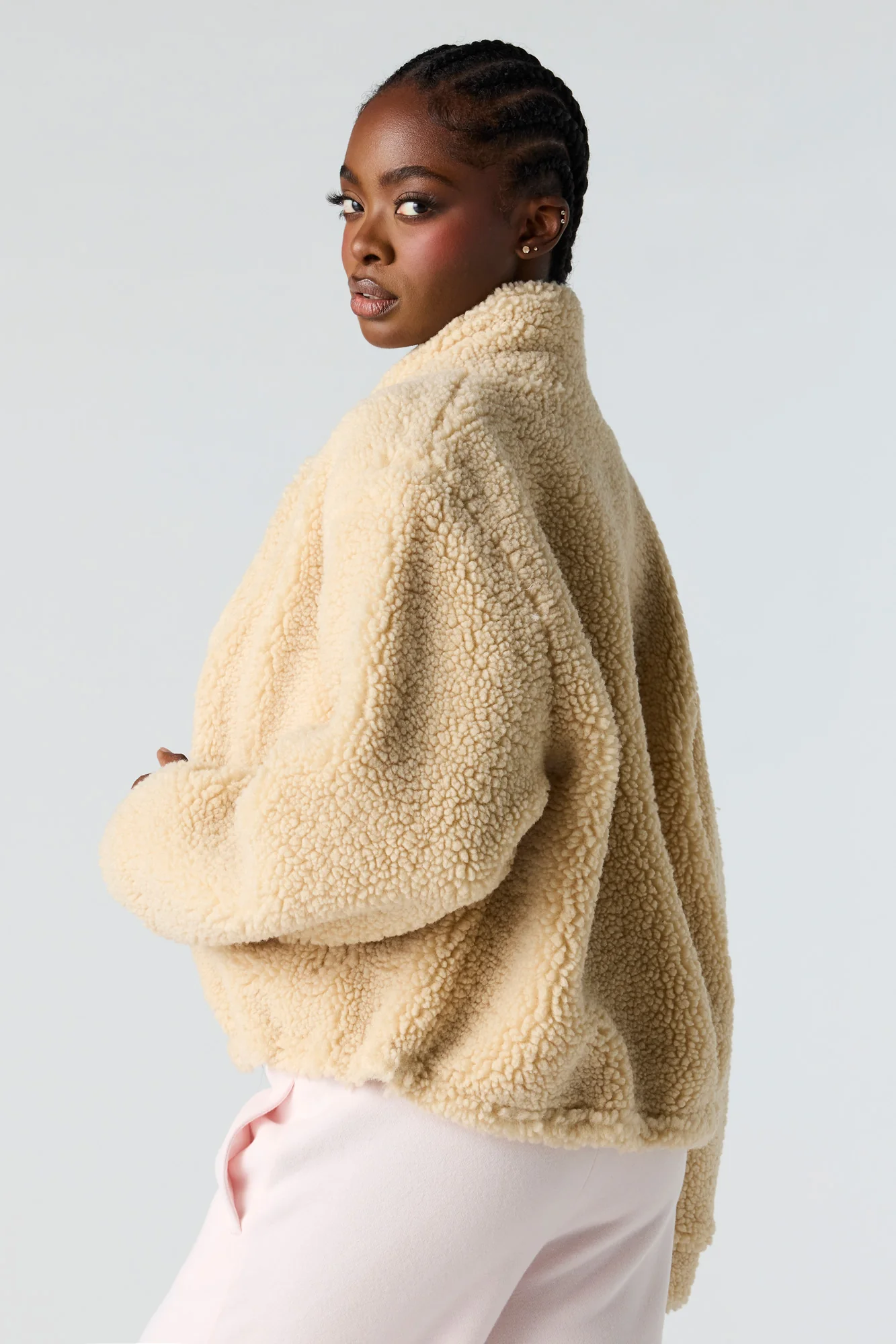 Sherpa Zip-Up Jacket - Image 5