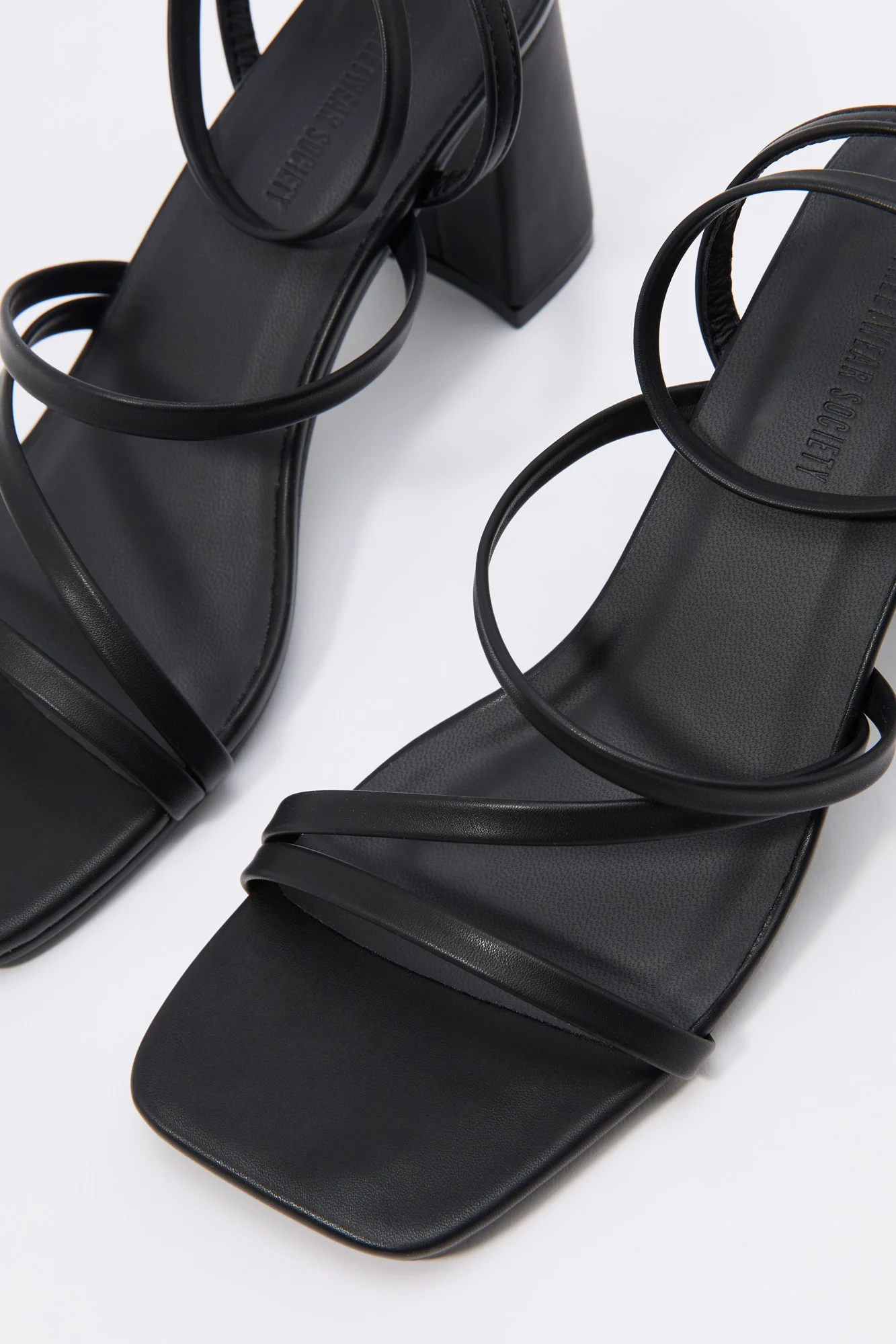 Strappy Open Toe Block Heel - Image 12