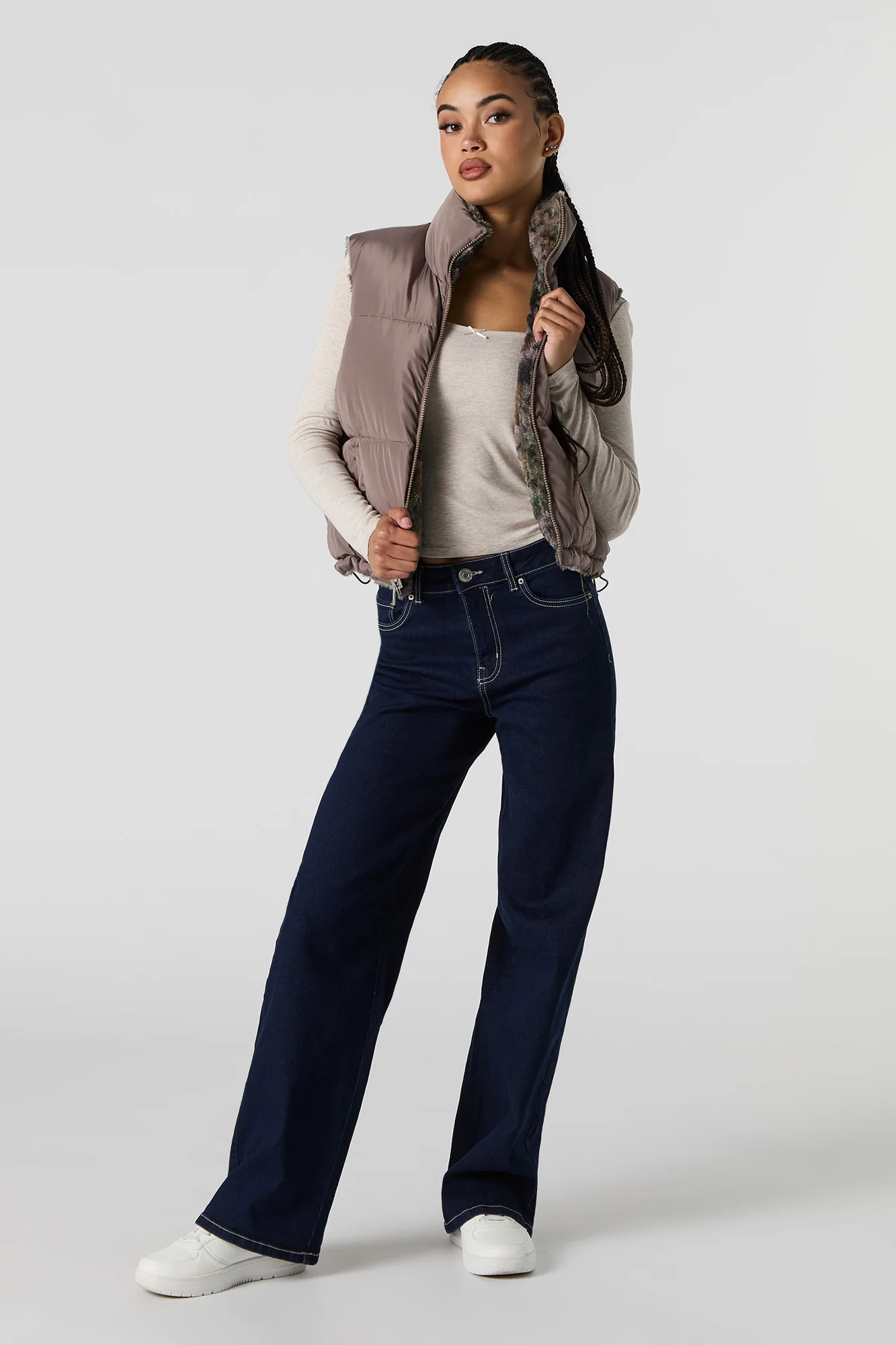 Veste bouffante réversible doublée de Sherpa - Image 12