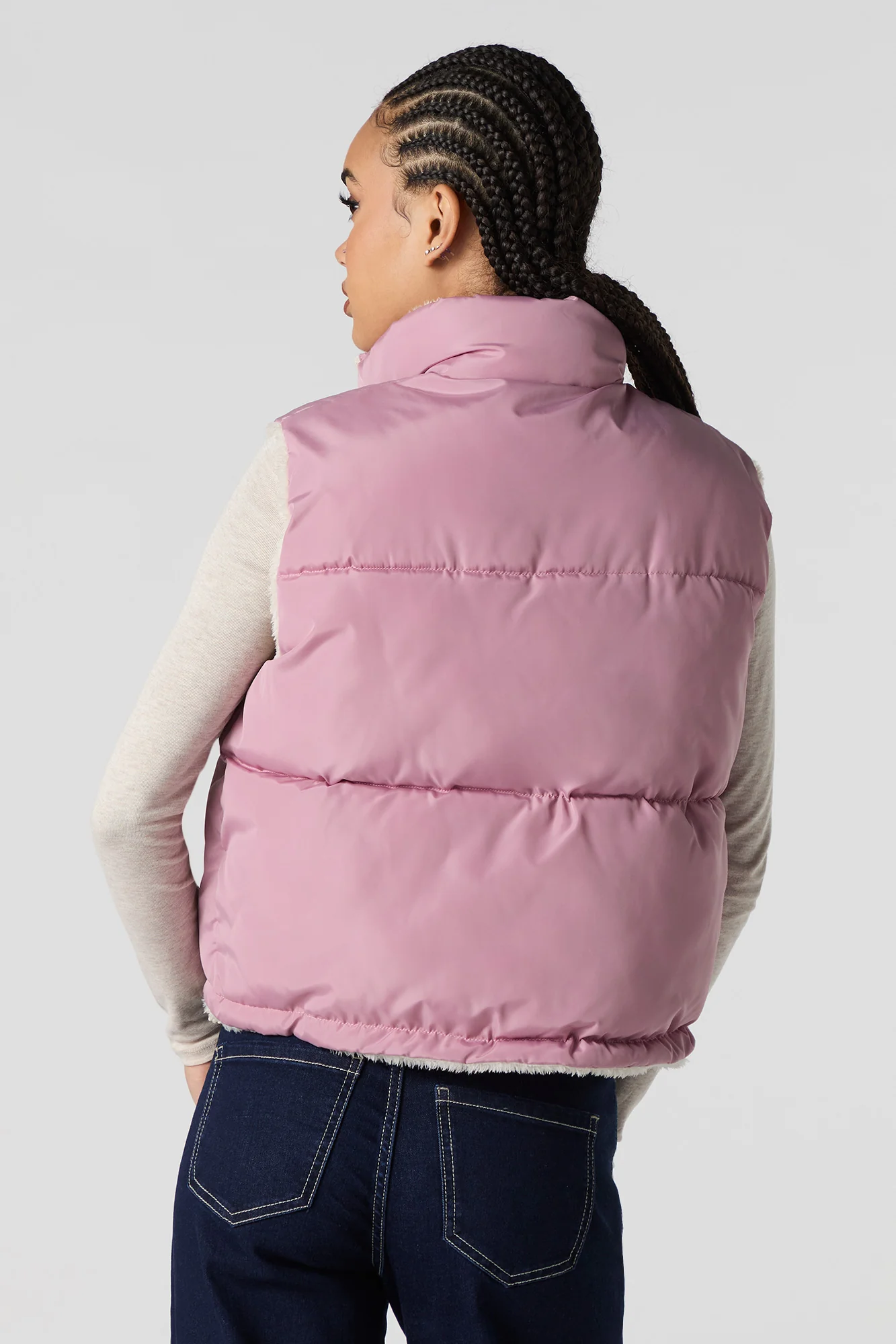 Veste bouffante réversible doublée de Sherpa - Image 14