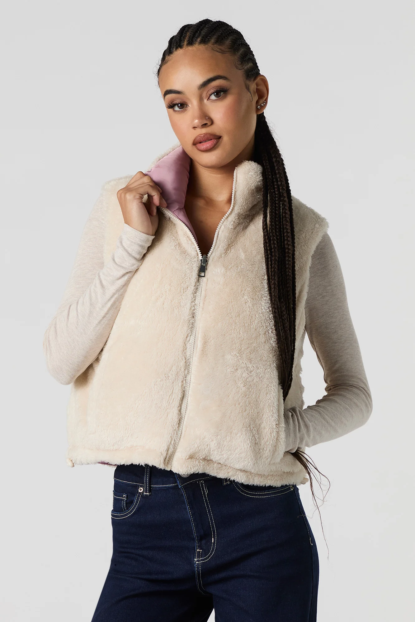 Veste bouffante réversible doublée de Sherpa - Image 15
