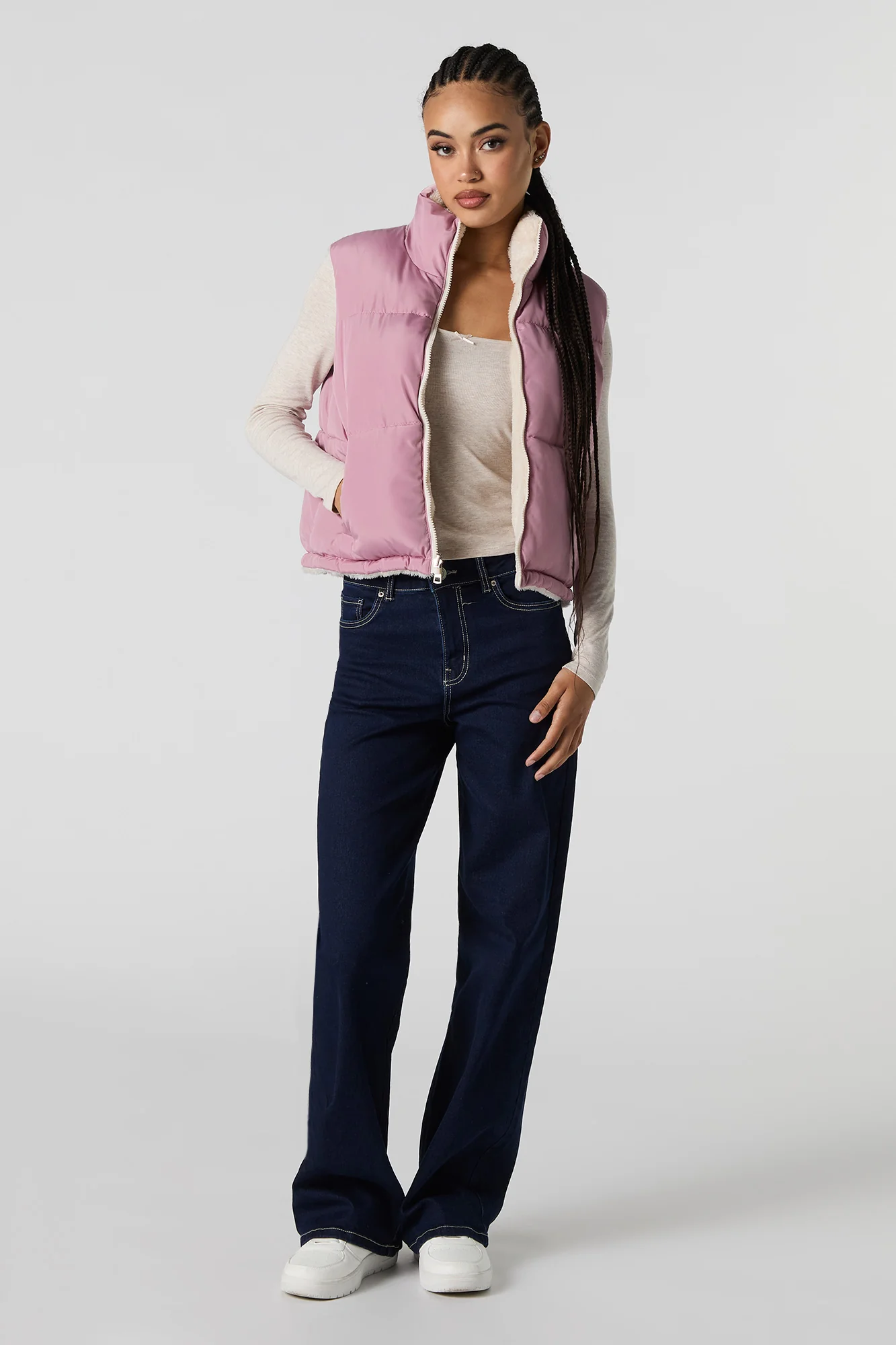 Veste bouffante réversible doublée de Sherpa - Image 16