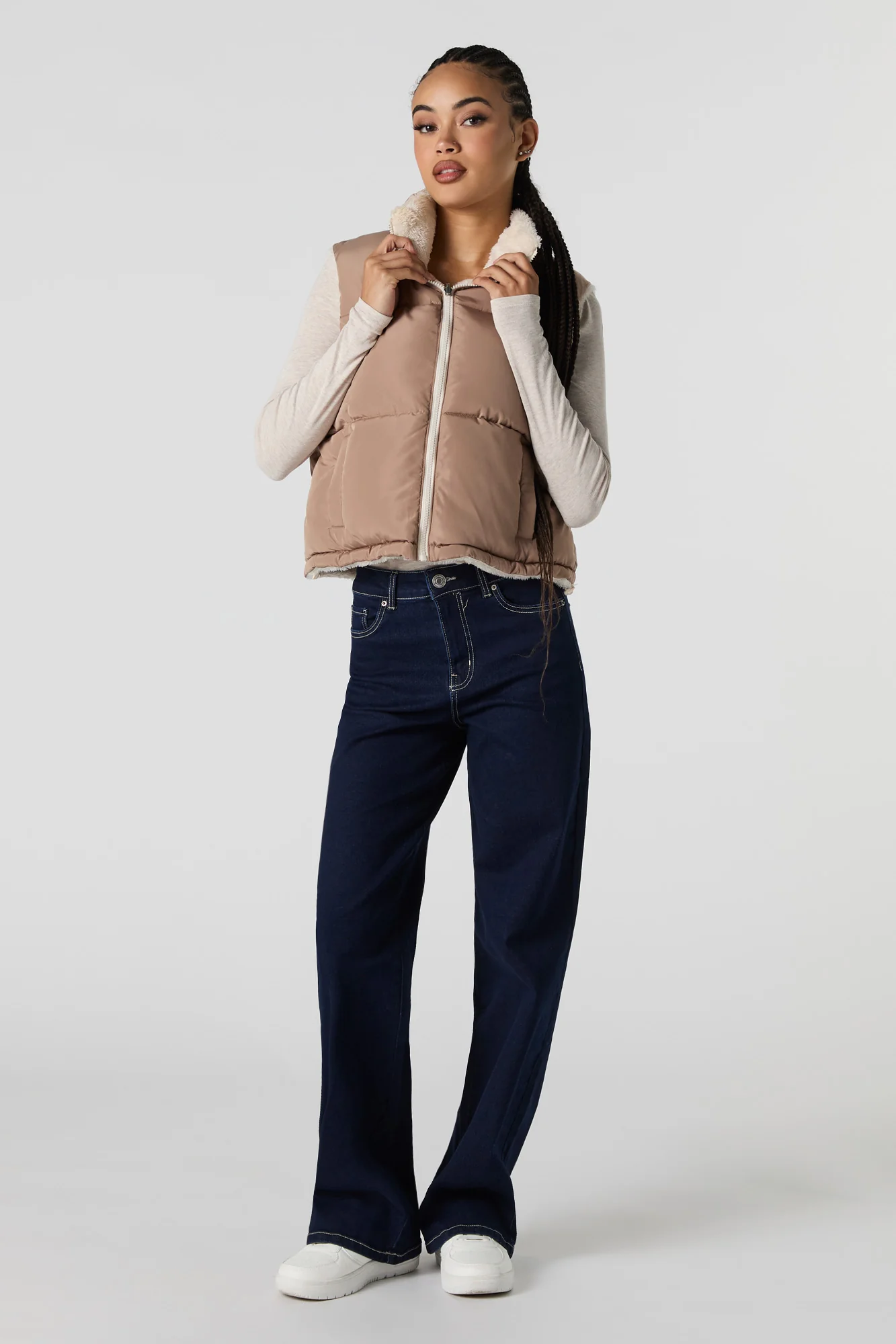 Veste bouffante réversible doublée de Sherpa - Image 9