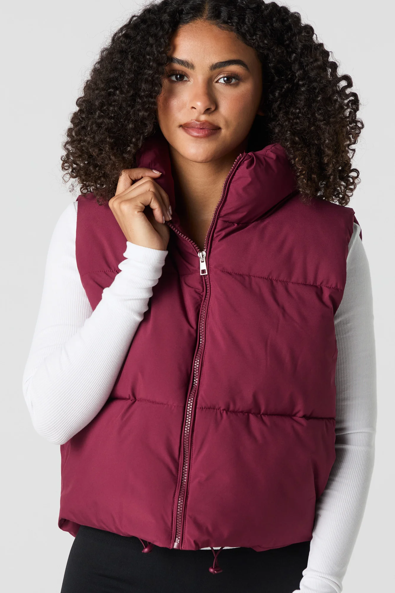 Gilet matelassé à glissière