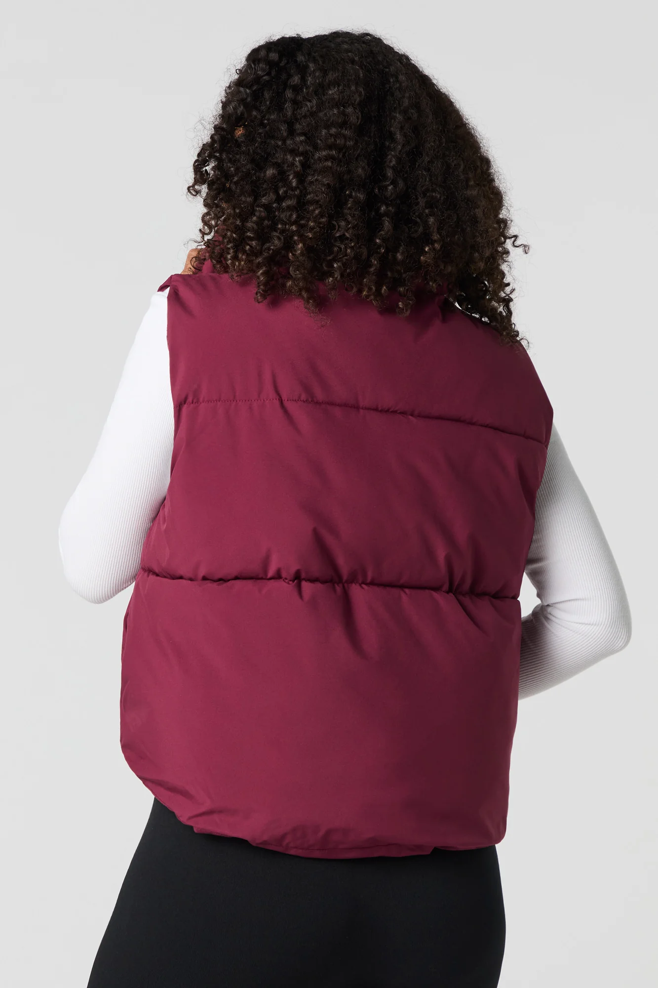 Zip-Up Puffer Vest - Image 2