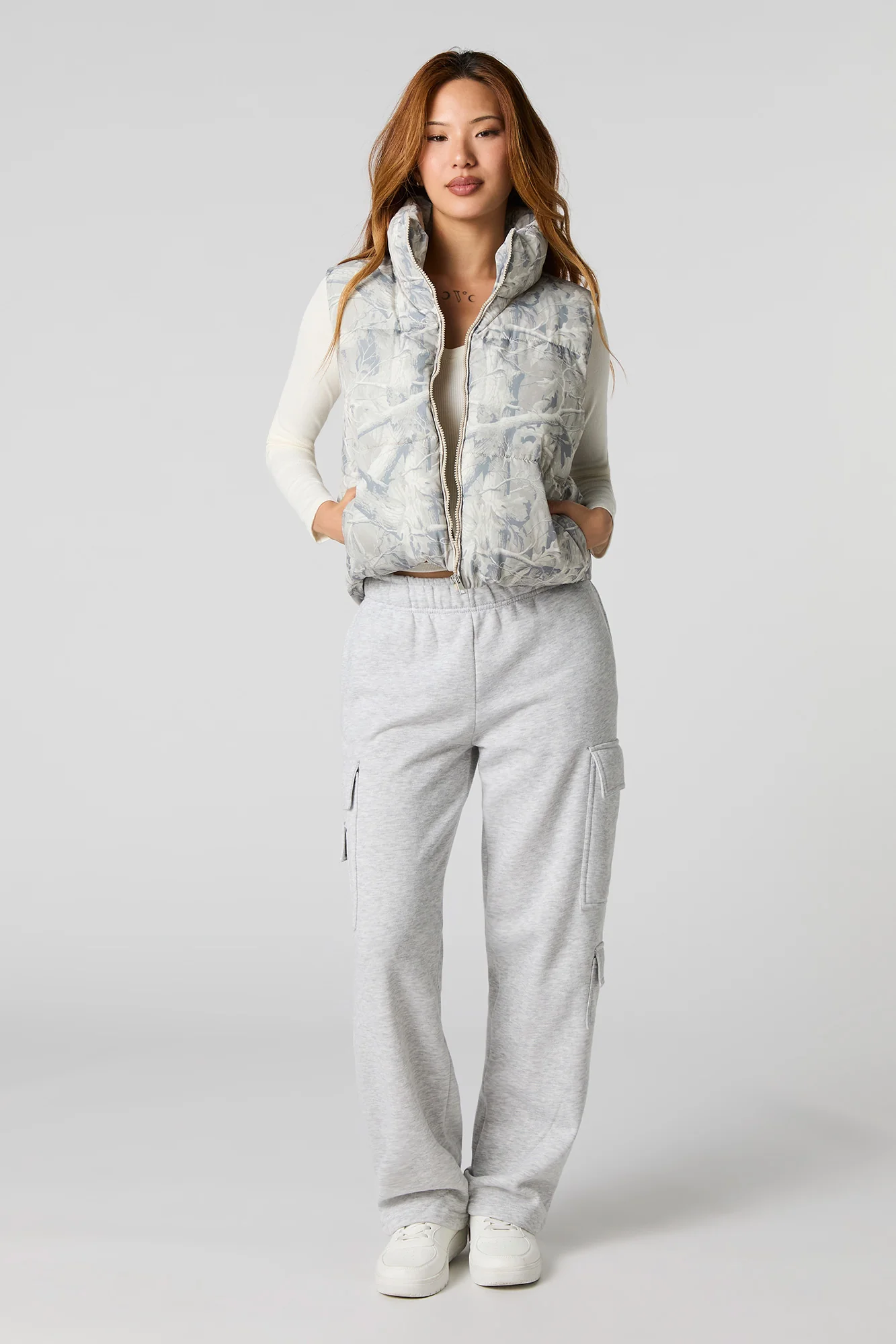 Zip-Up Puffer Vest - Image 6