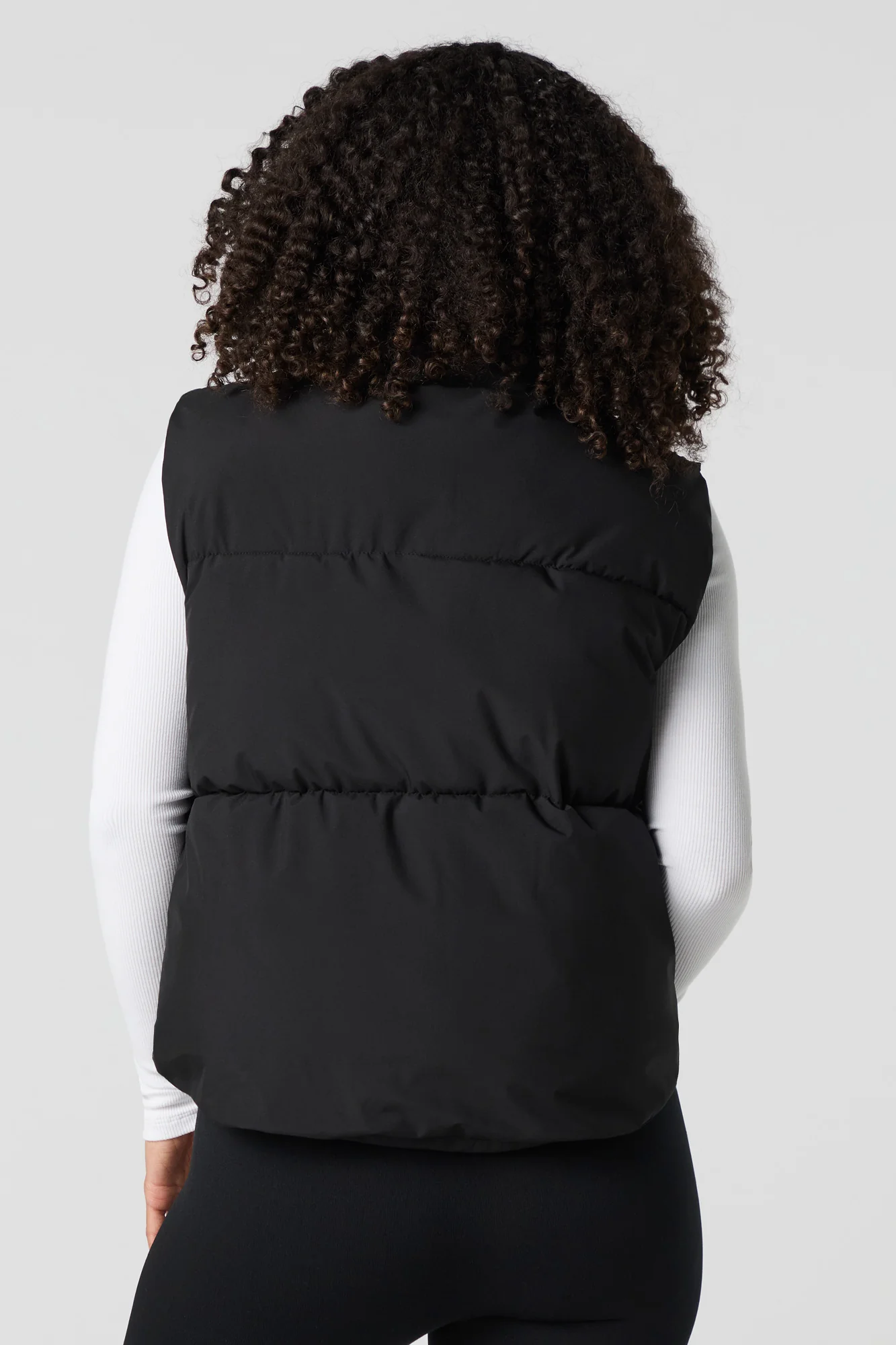Zip-Up Puffer Vest - Image 8