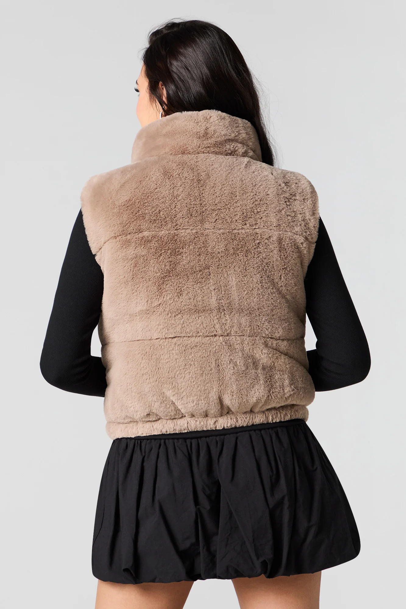Gilet matelassé en similifourrure - Image 11
