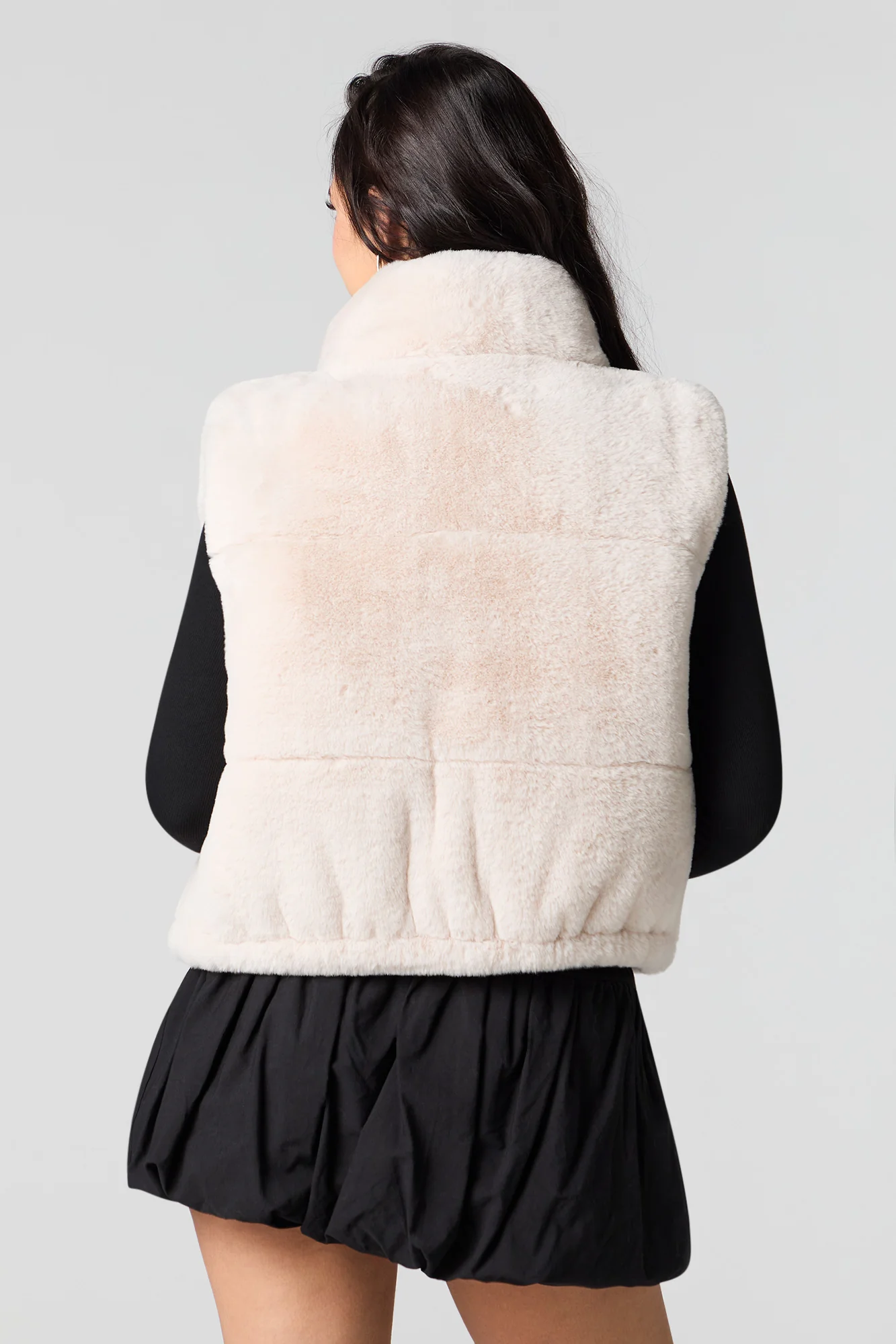 Gilet matelassé en similifourrure - Image 8