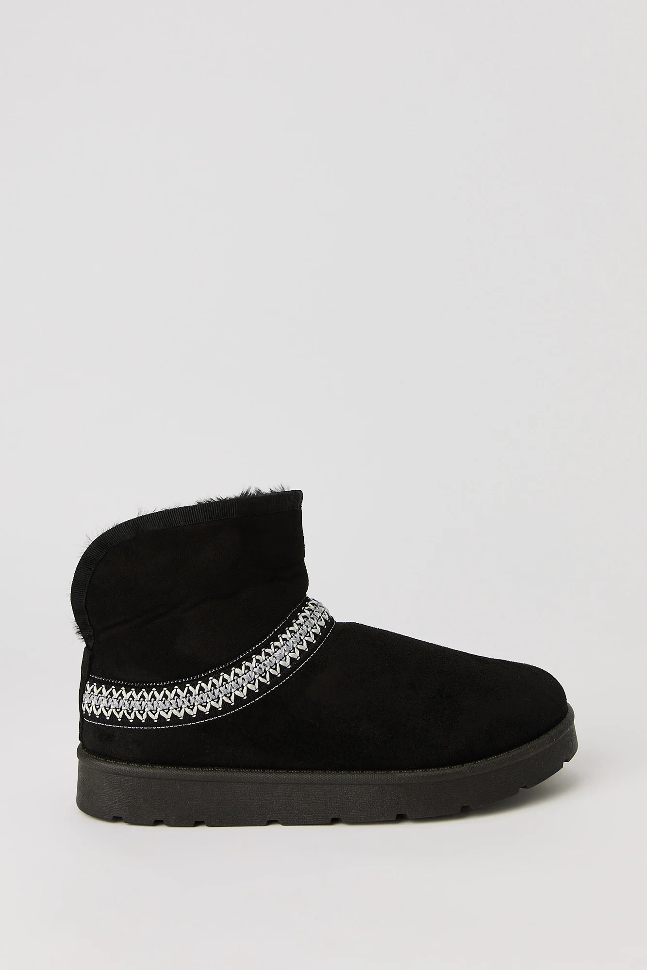 Faux Fur Lined Slipper Booties - Image 10