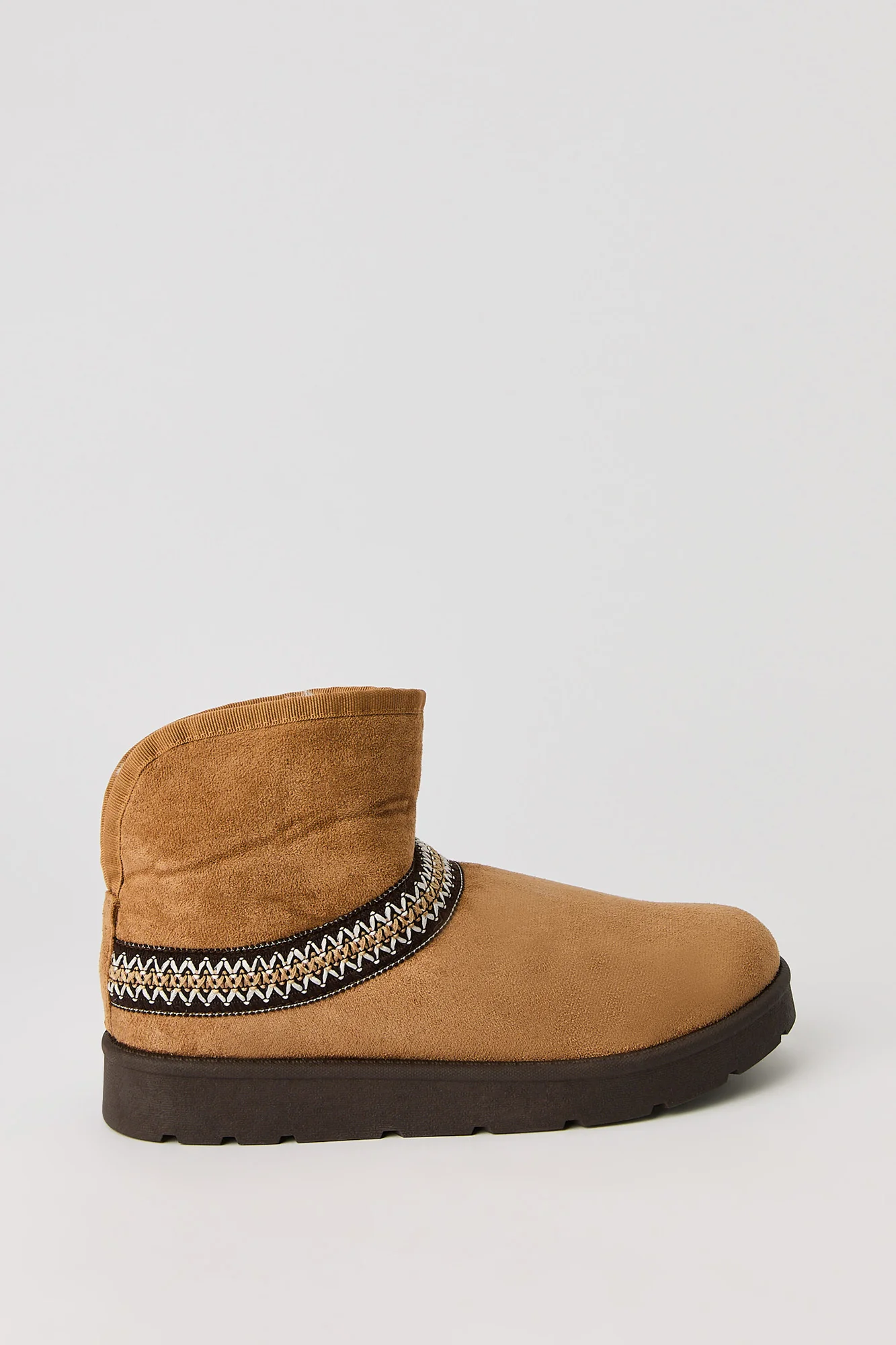 Faux Fur Lined Slipper Booties - Image 5
