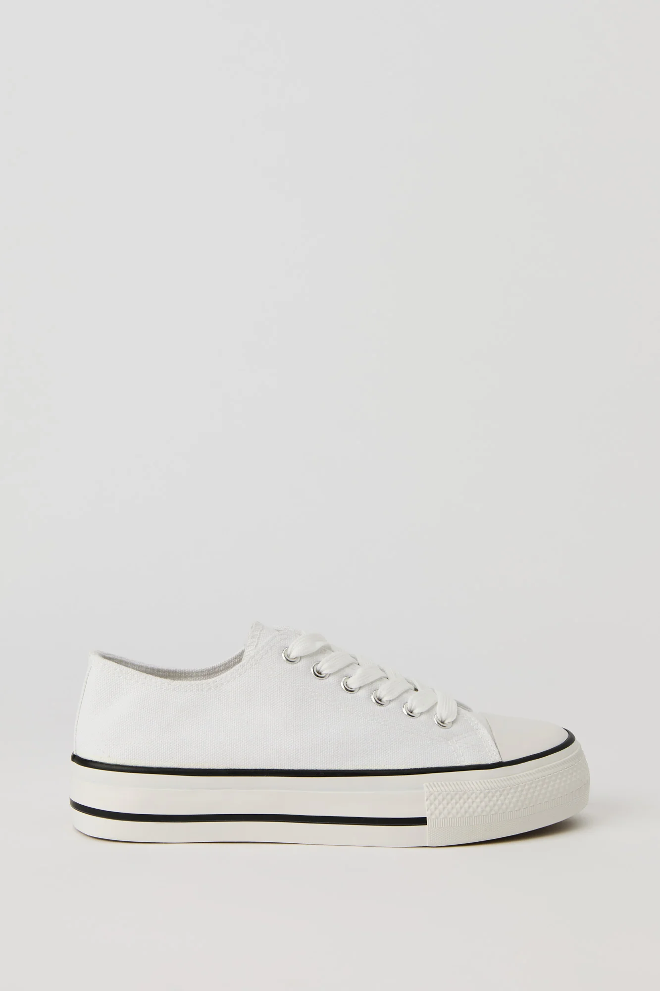 Low Top Platform Canvas Sneaker - Image 14