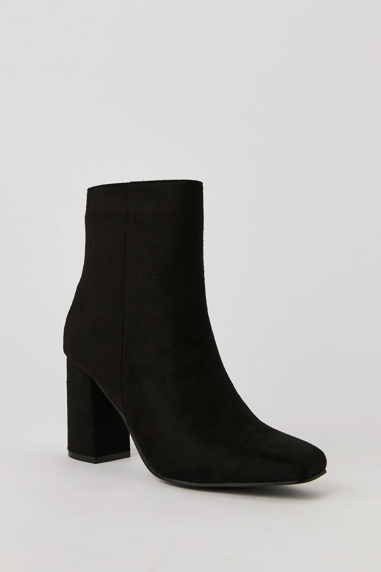 Square Toe Block Heel Booties - Image 6