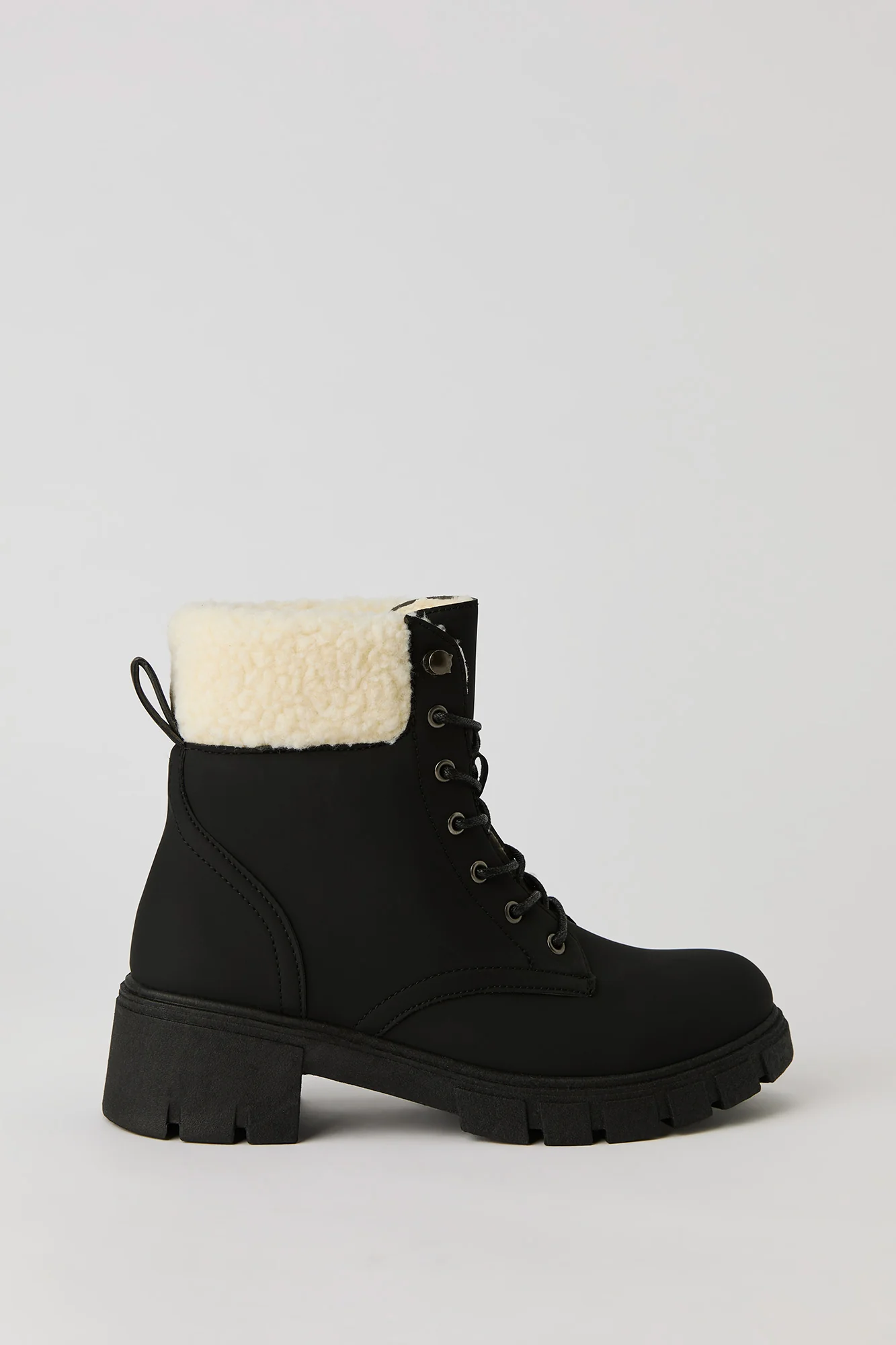 Bottes lacées doublées de similifourrure - Image 2