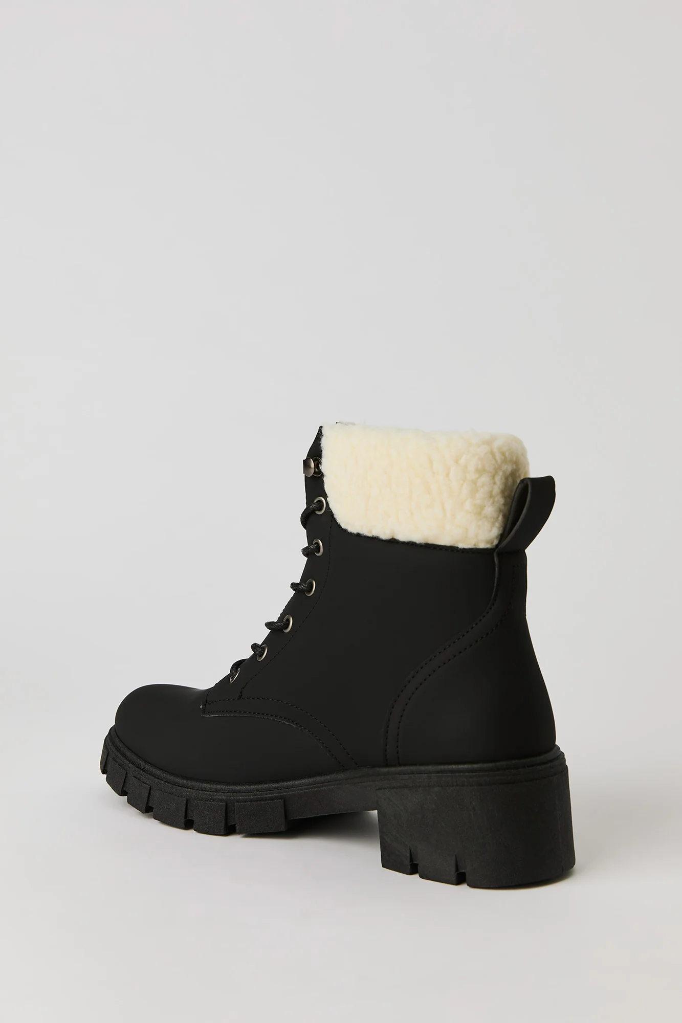Bottes lacées doublées de similifourrure - Image 4
