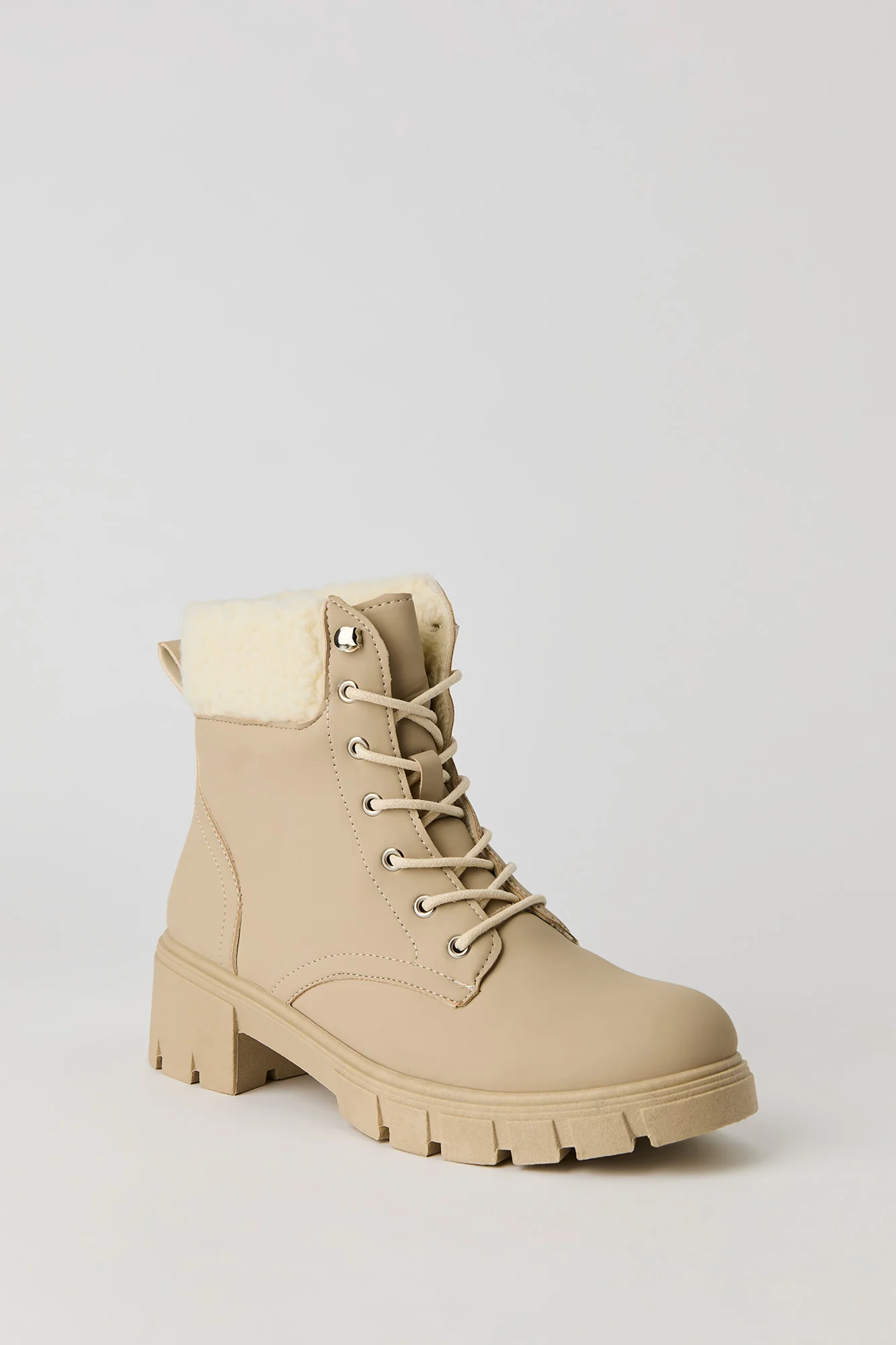 Bottes lacées doublées de similifourrure - Image 6