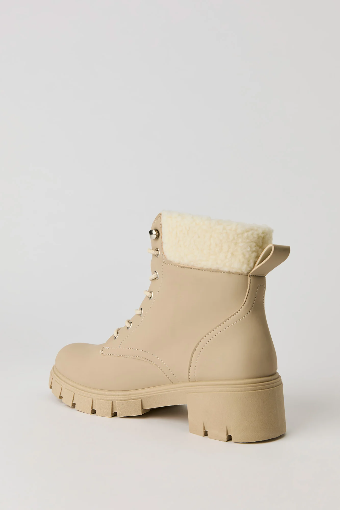 Faux Fur Lined Lace Up Boot - Image 3