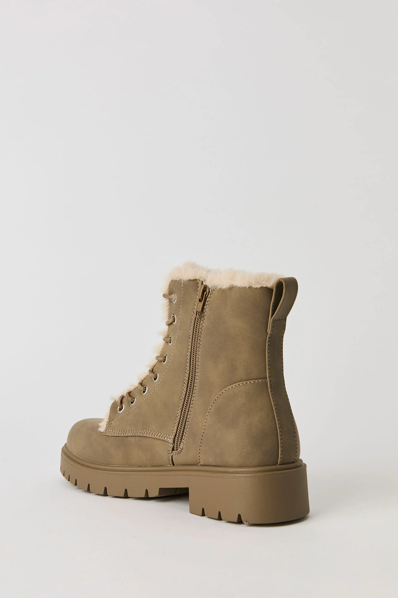 Faux Fur Lined Lace Up Boot - Image 3