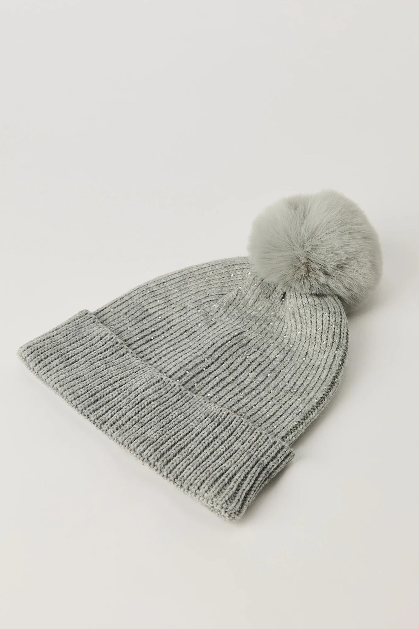 Rhinestone Beanie & Gloves Set (3 Pcs) - Image 8