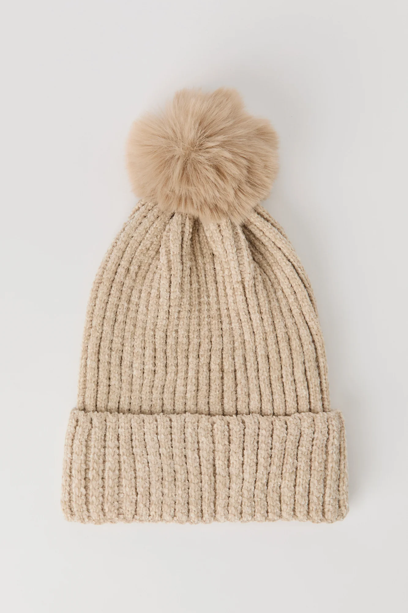 Bonnet côtelé en chenille - Image 3