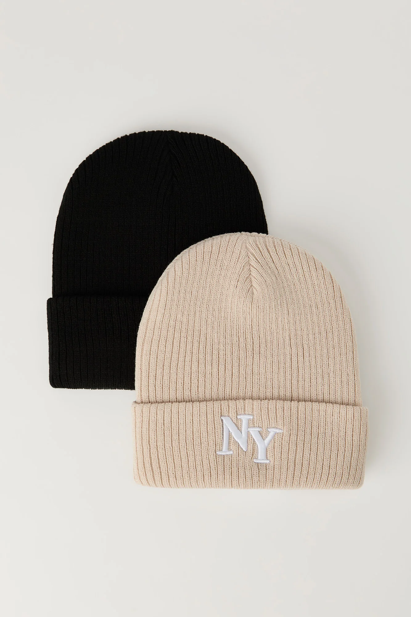 Ensemble de bonnet à broderie NY (paquet de 2)